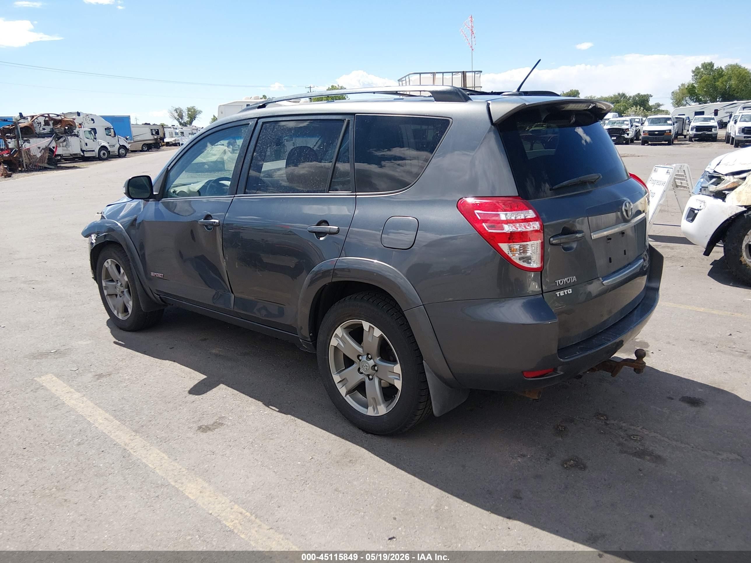 2009 Toyota Rav4 Sport V6 Gray vin: JTMBK32V195078087