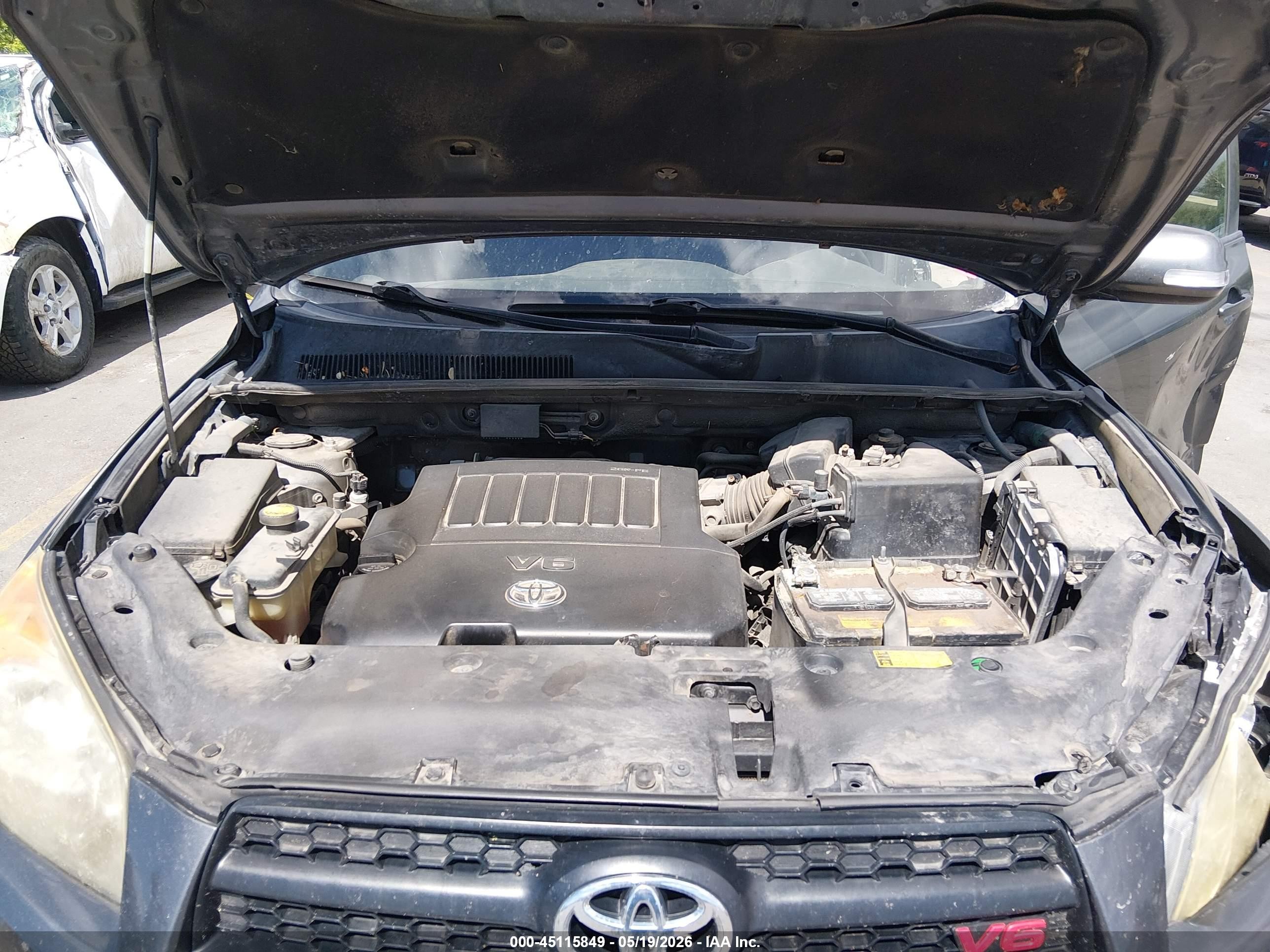2009 Toyota Rav4 Sport V6 Gray vin: JTMBK32V195078087