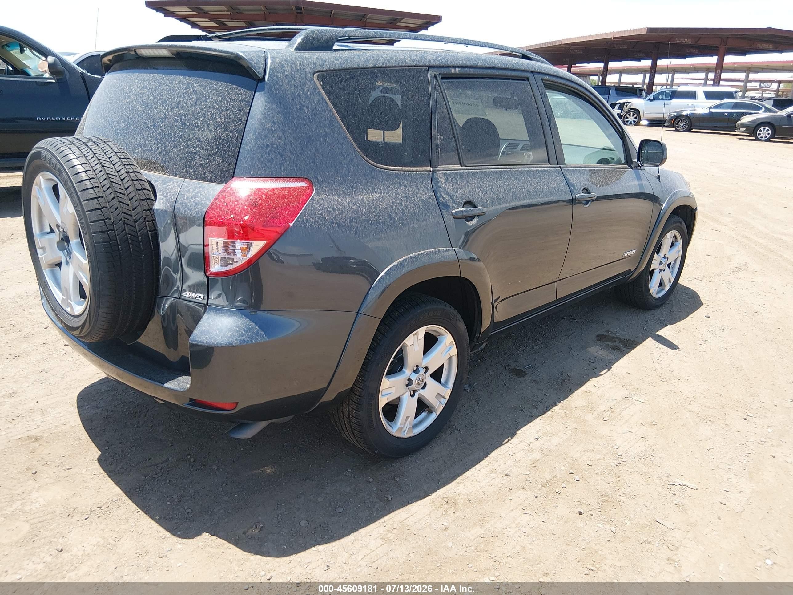 2006 Toyota Rav4 Sport V6 Gray vin: JTMBK32V266002190