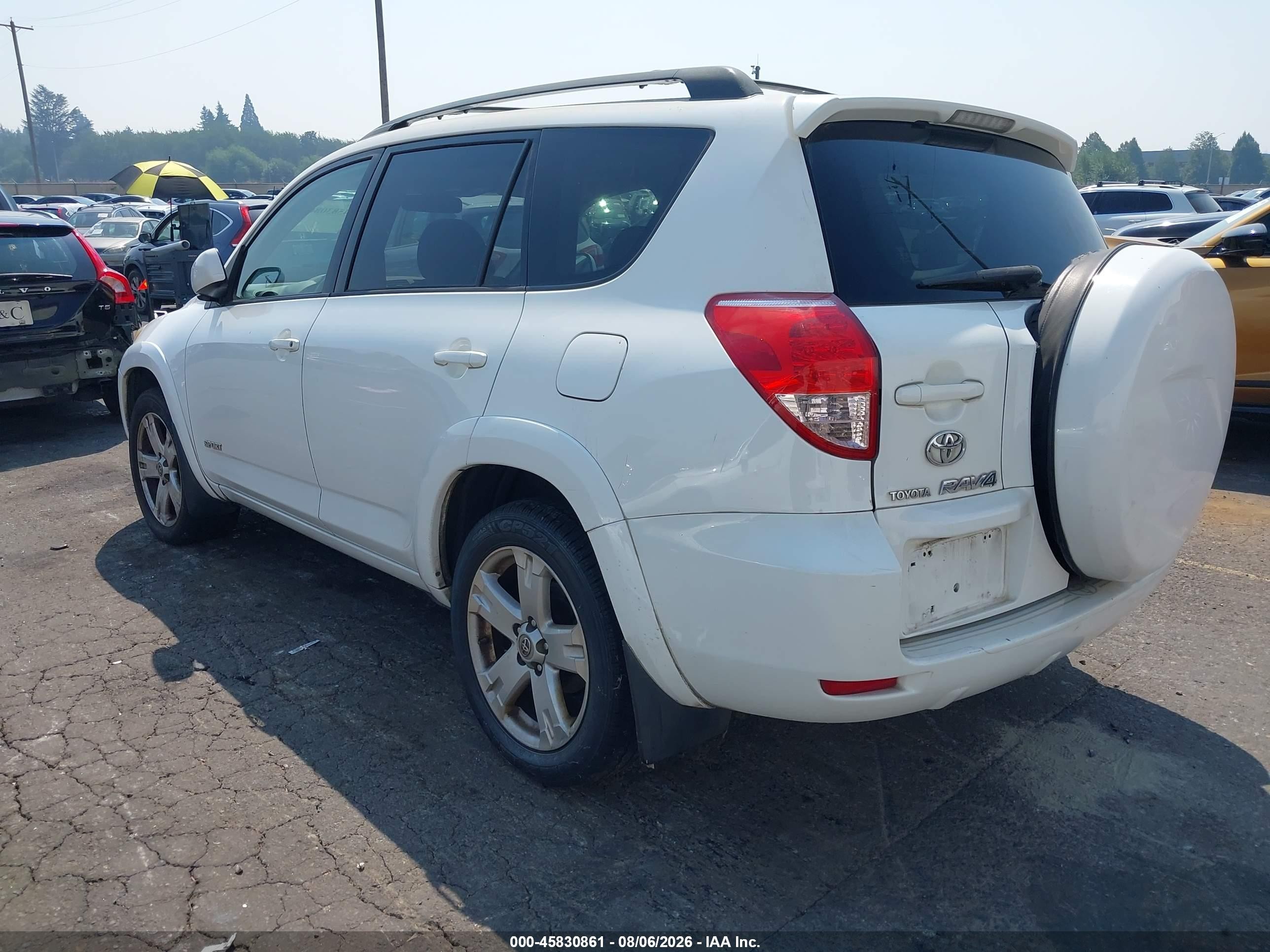 2006 Toyota Rav4 Sport V6 White vin: JTMBK32V266003775