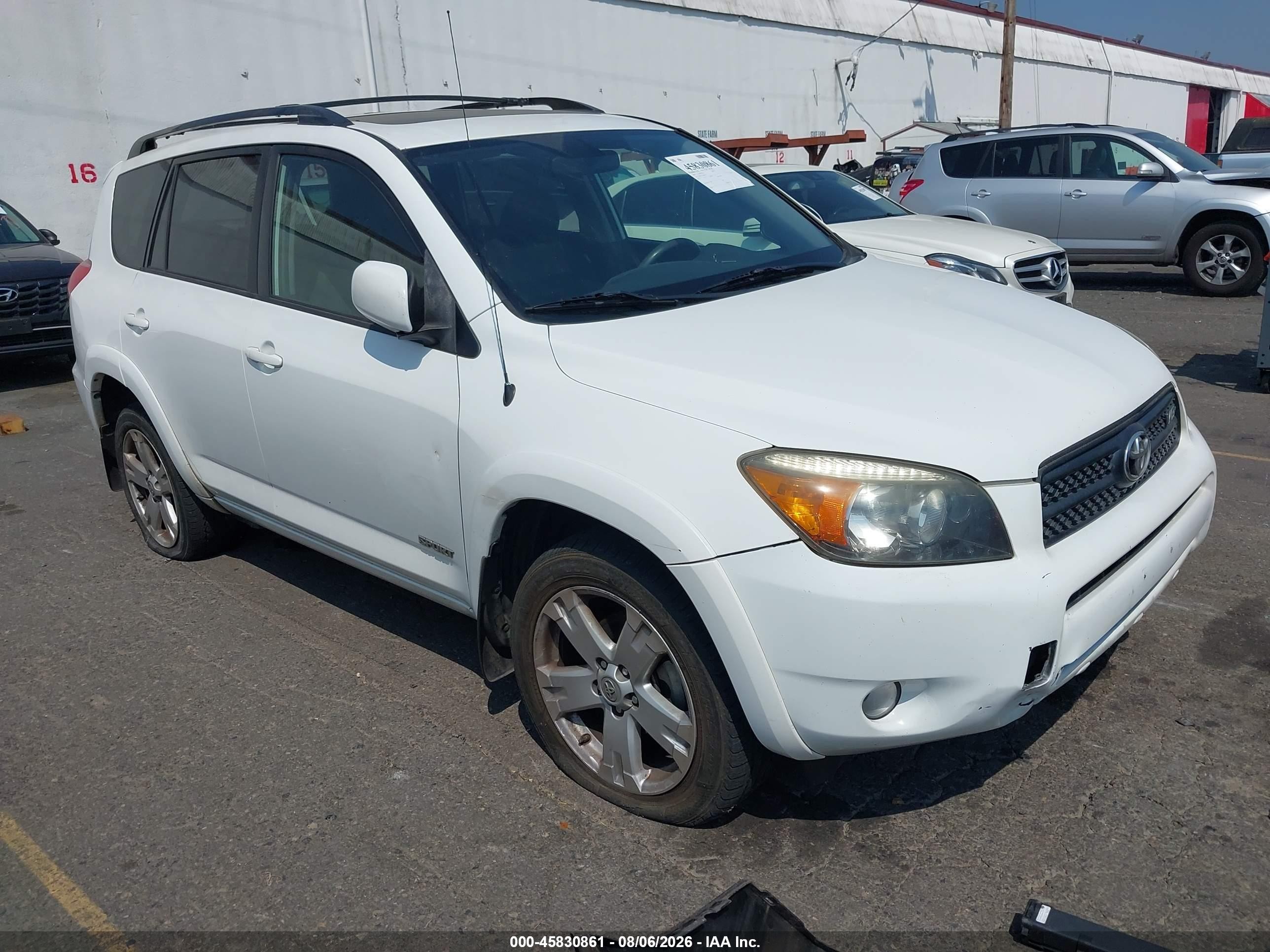 2006 Toyota Rav4 Sport V6 White vin: JTMBK32V266003775