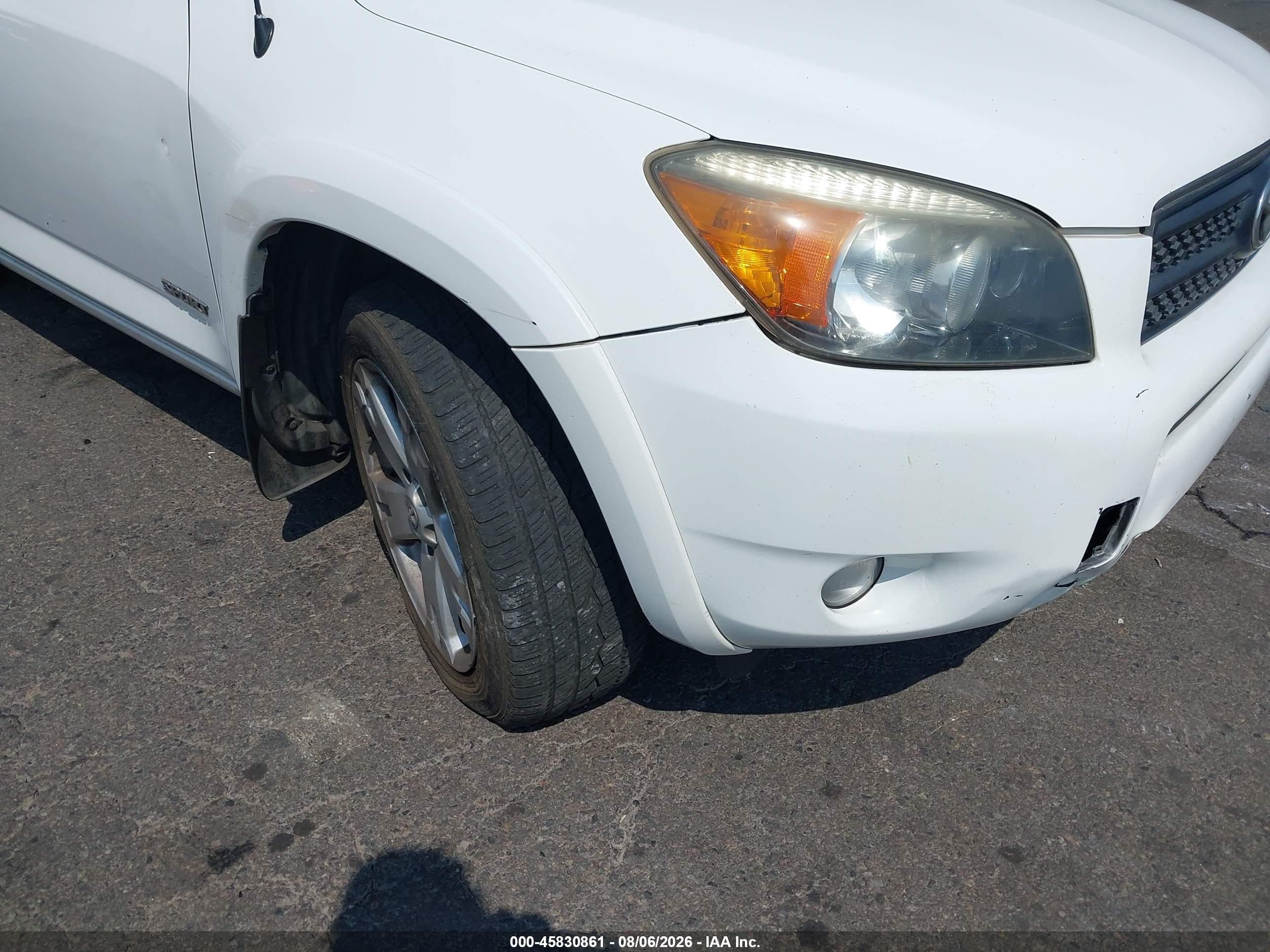 2006 Toyota Rav4 Sport V6 White vin: JTMBK32V266003775