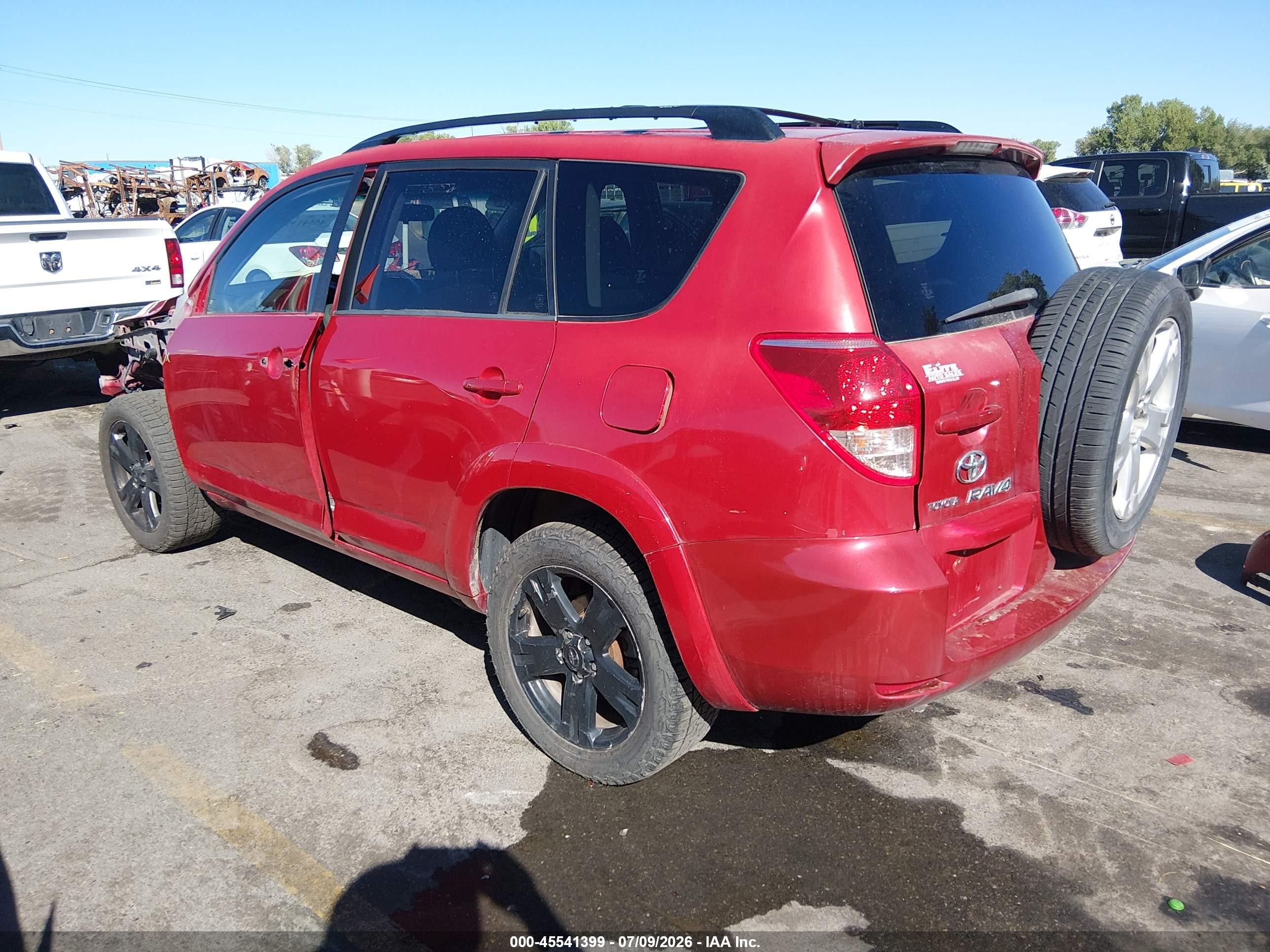 2007 Toyota Rav4 Sport Burgundy vin: JTMBK32V275027386