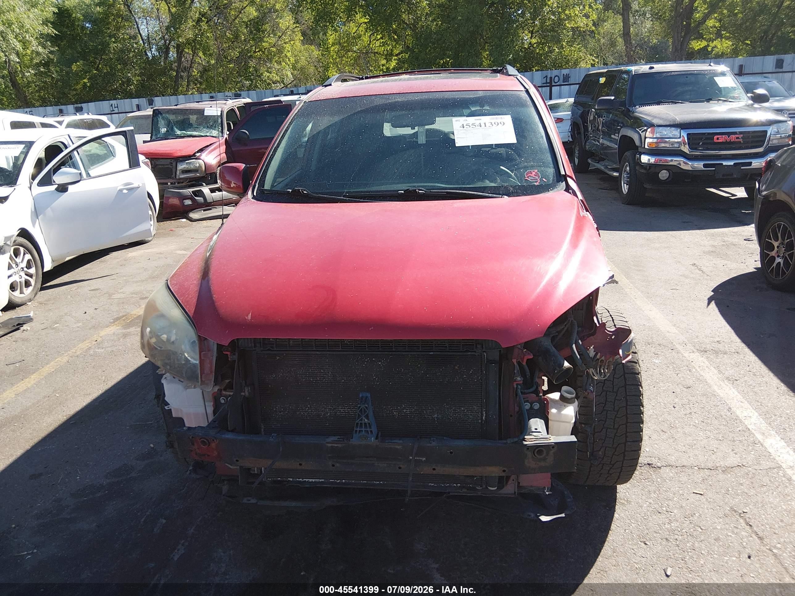 2007 Toyota Rav4 Sport Burgundy vin: JTMBK32V275027386