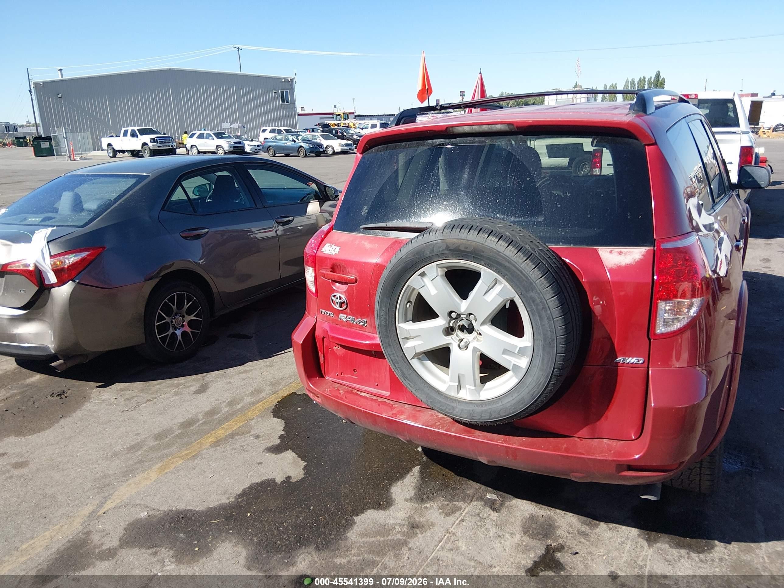 2007 Toyota Rav4 Sport Burgundy vin: JTMBK32V275027386