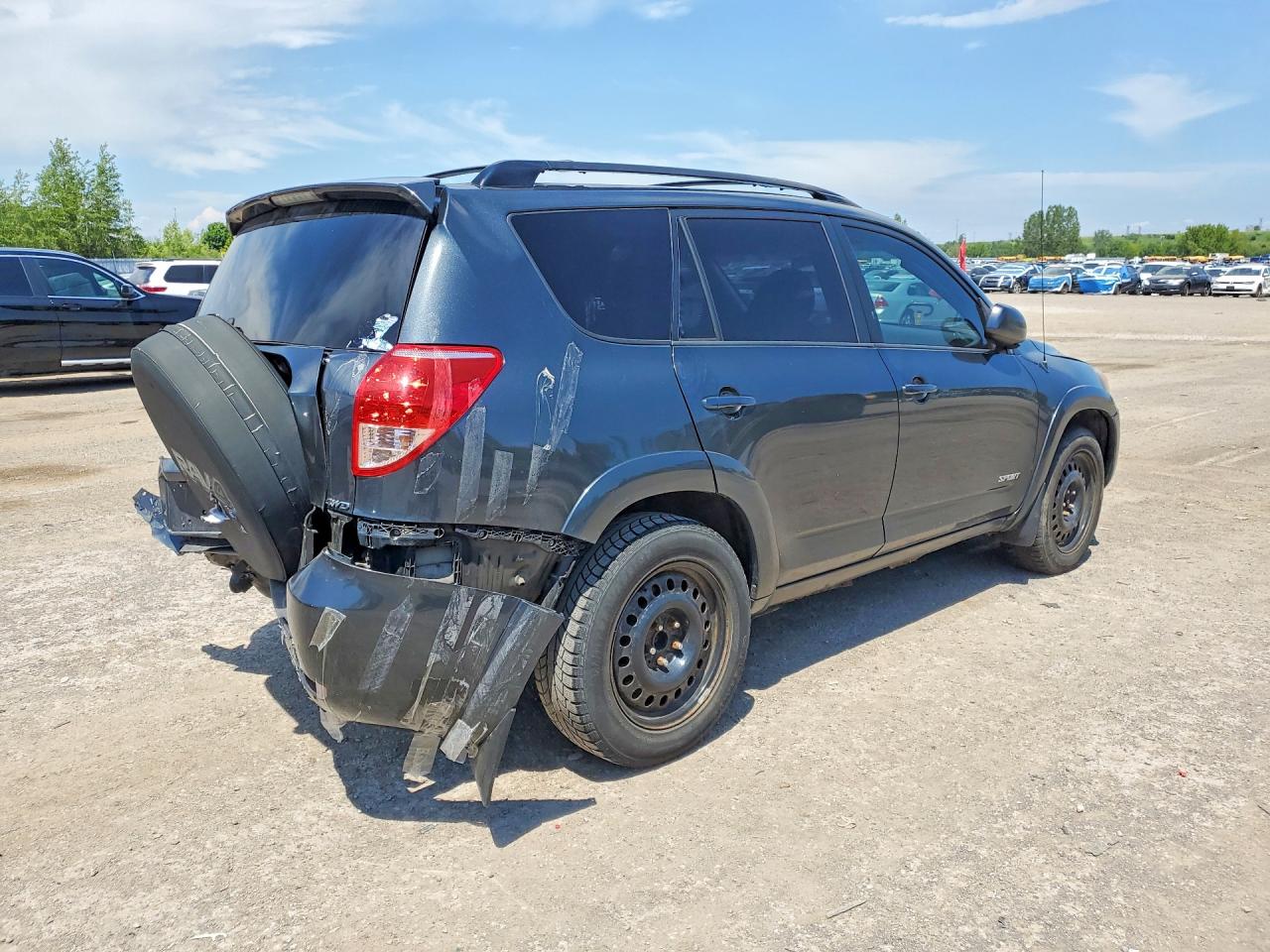 2007 Toyota Rav4 Sport Gray vin: JTMBK32V275029901