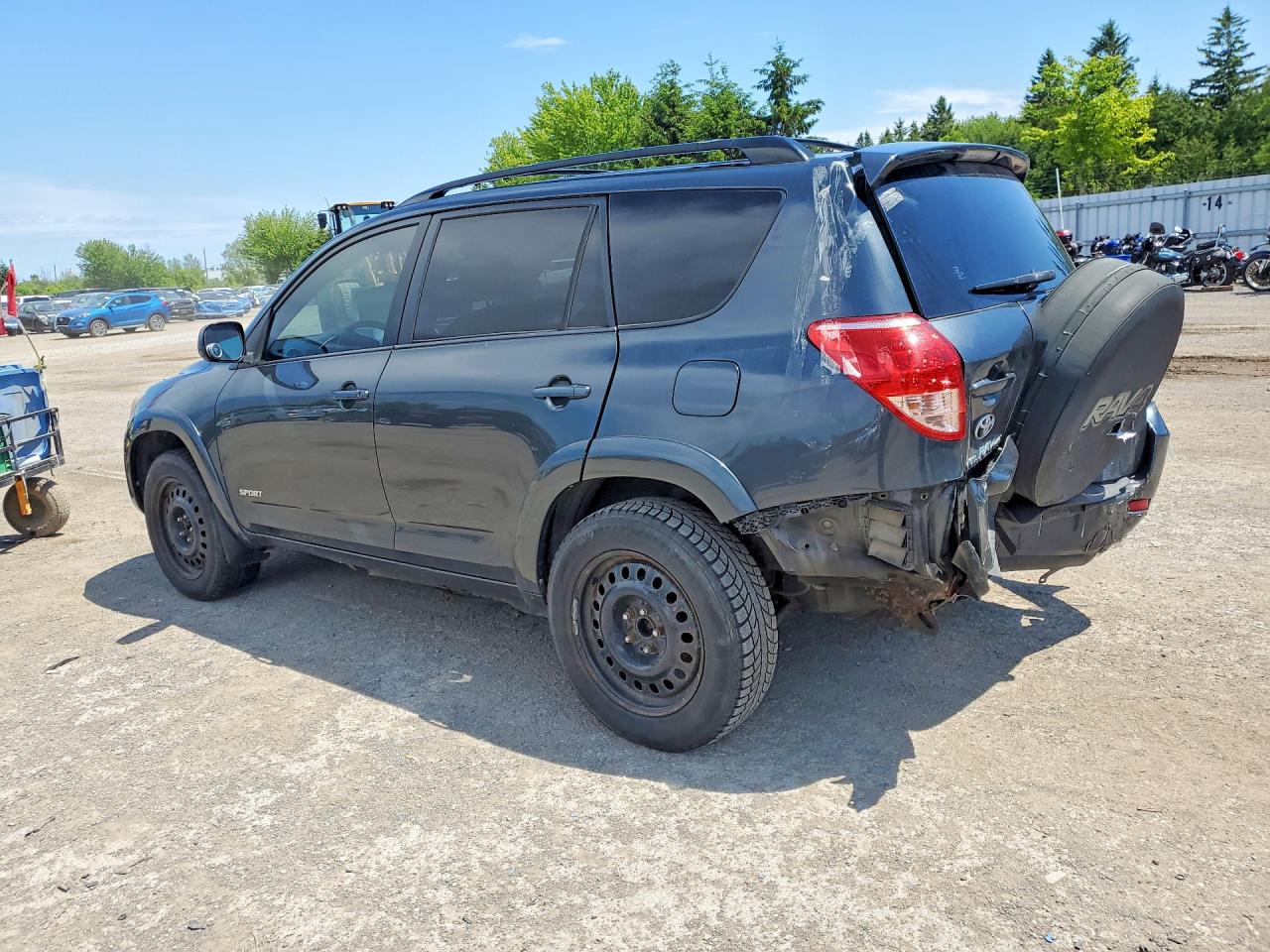 2007 Toyota Rav4 Sport Gray vin: JTMBK32V275029901