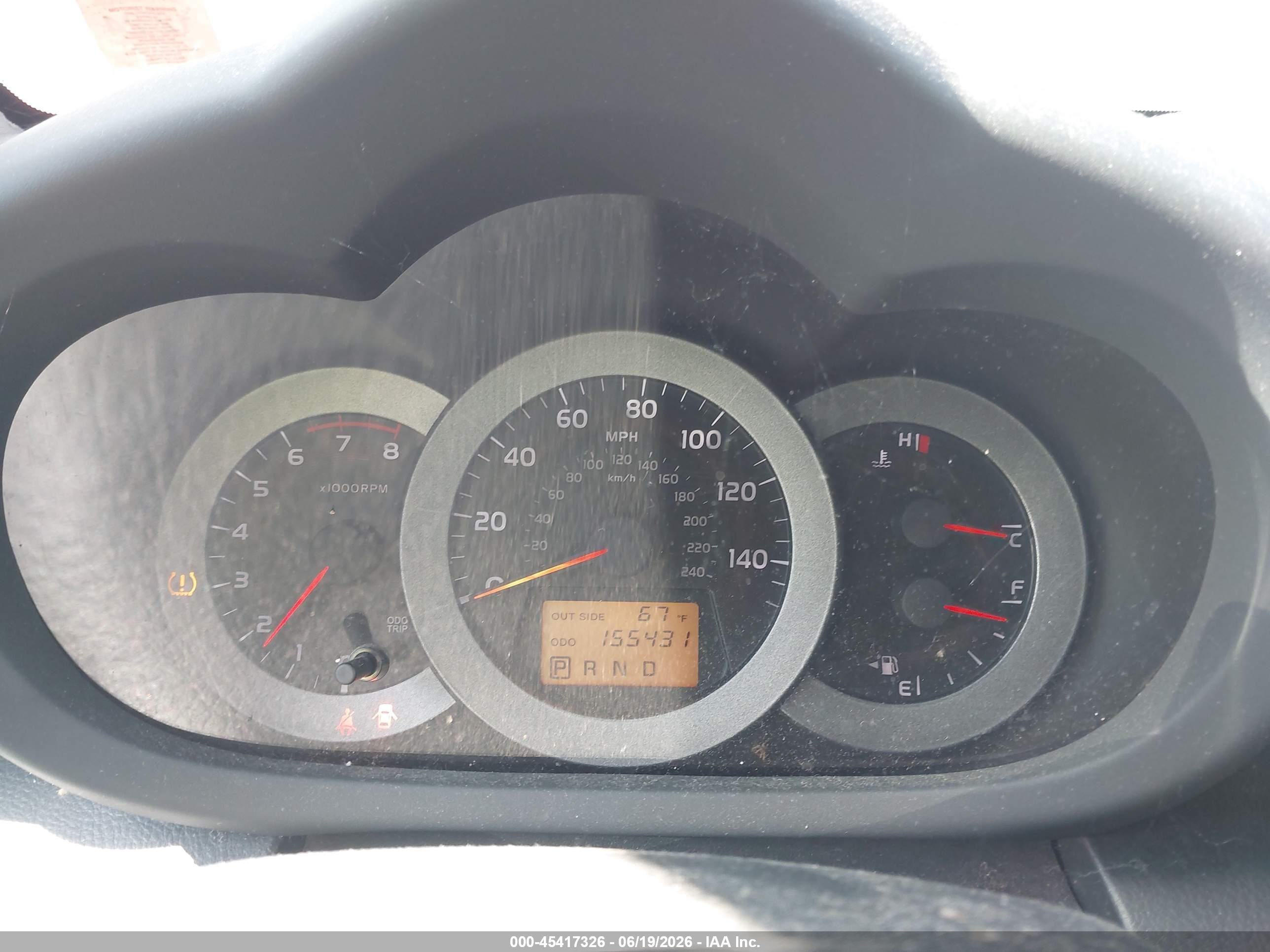 2006 Toyota Rav4 Sport V6 Red vin: JTMBK32V365004987