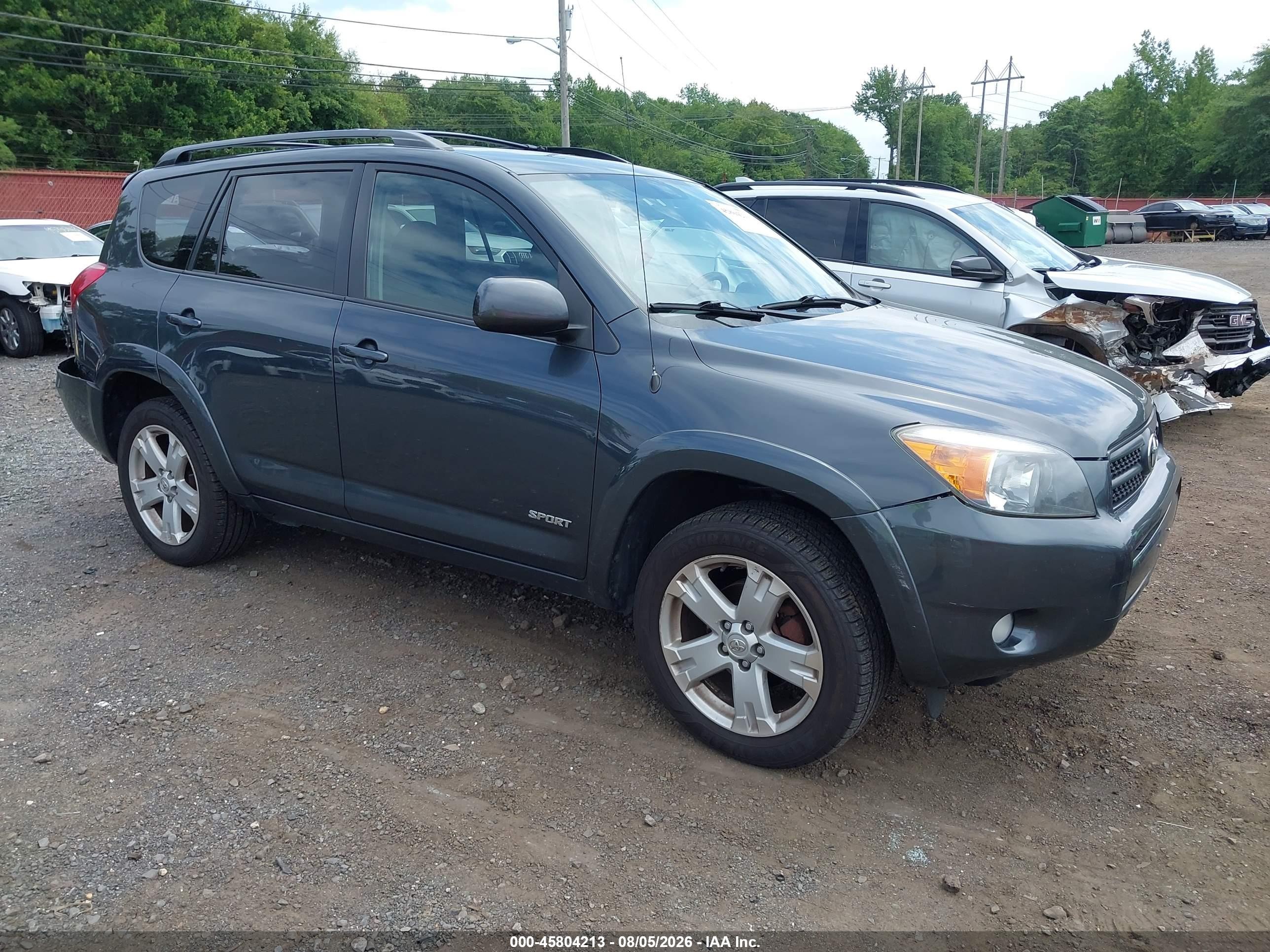 2007 Toyota Rav4 Sport Gray vin: JTMBK32V375026876