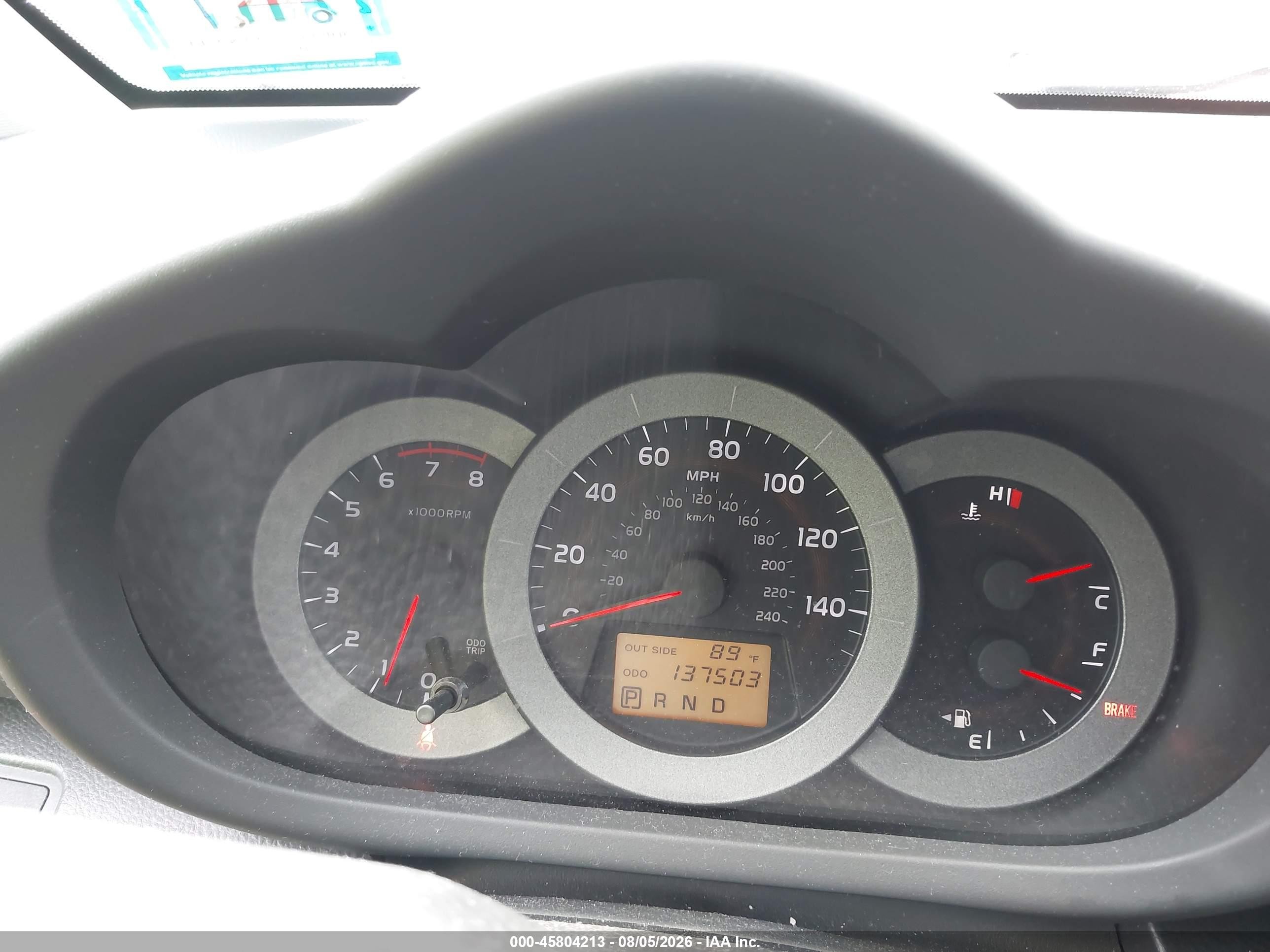 2007 Toyota Rav4 Sport Gray vin: JTMBK32V375026876