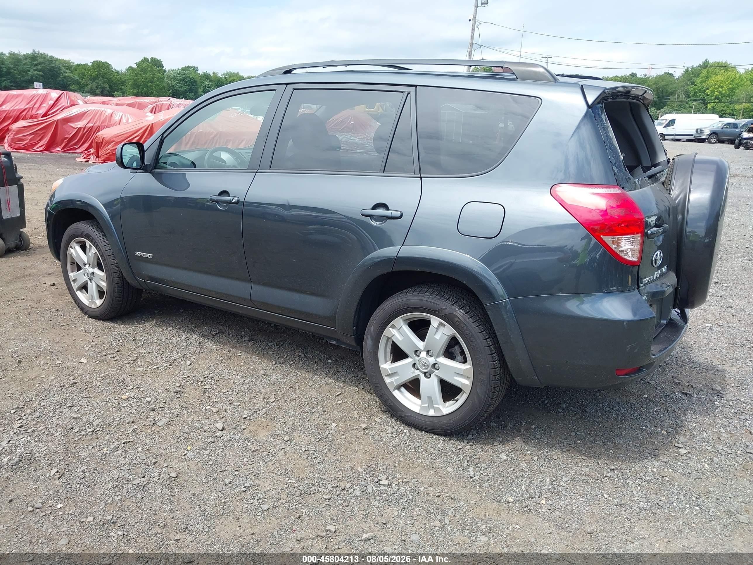 2007 Toyota Rav4 Sport Gray vin: JTMBK32V375026876