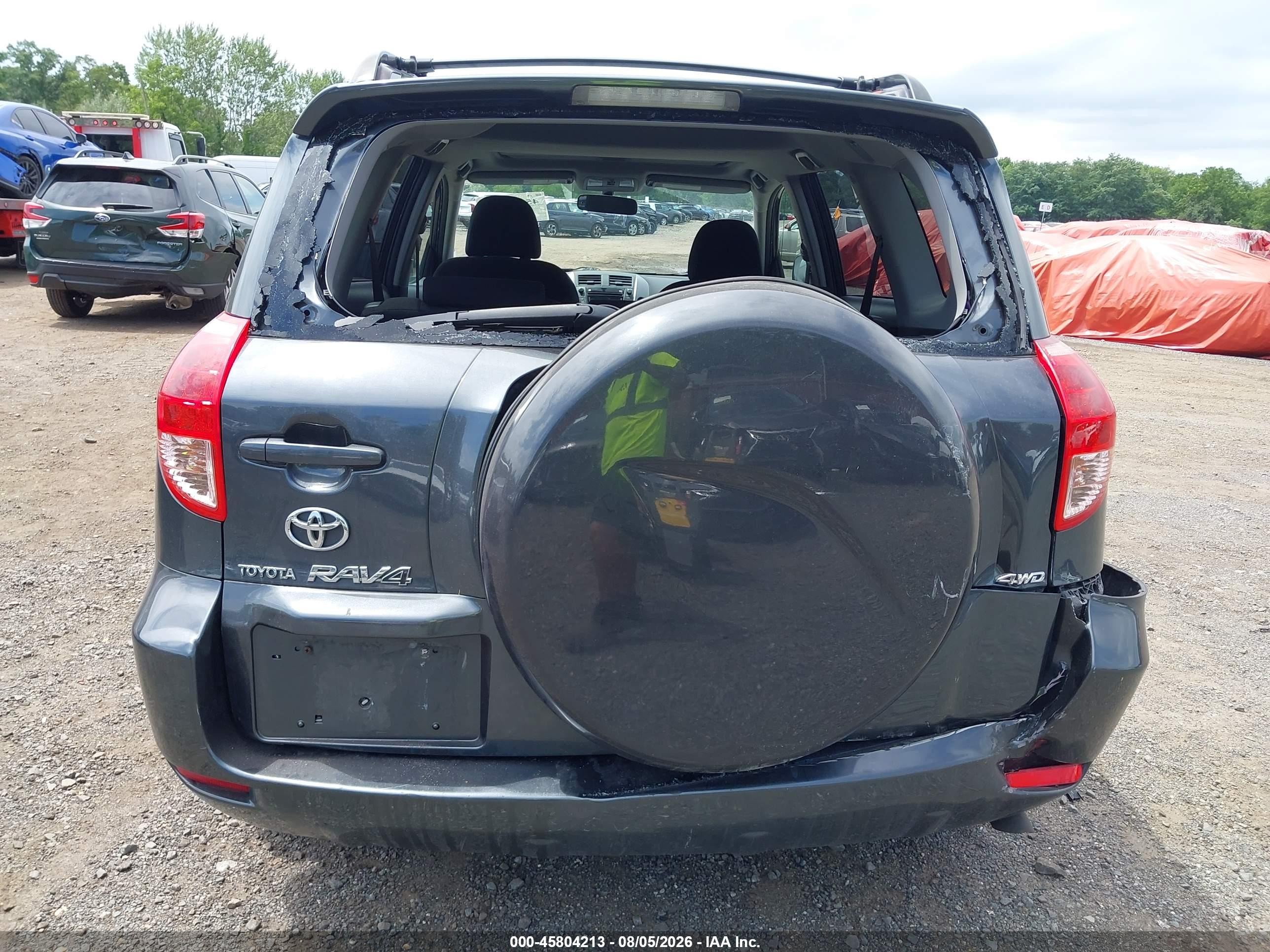 2007 Toyota Rav4 Sport Gray vin: JTMBK32V375026876