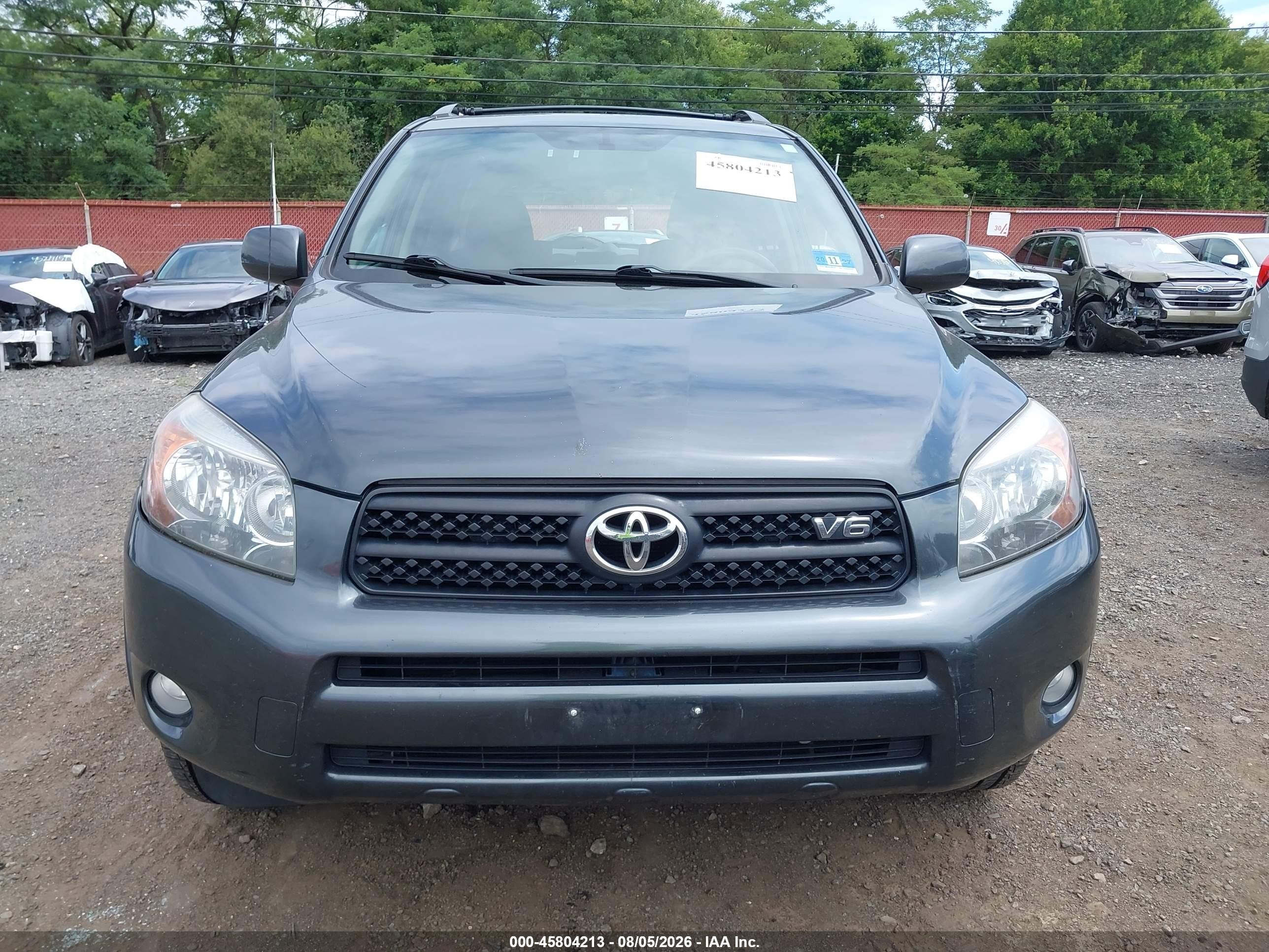 2007 Toyota Rav4 Sport Gray vin: JTMBK32V375026876