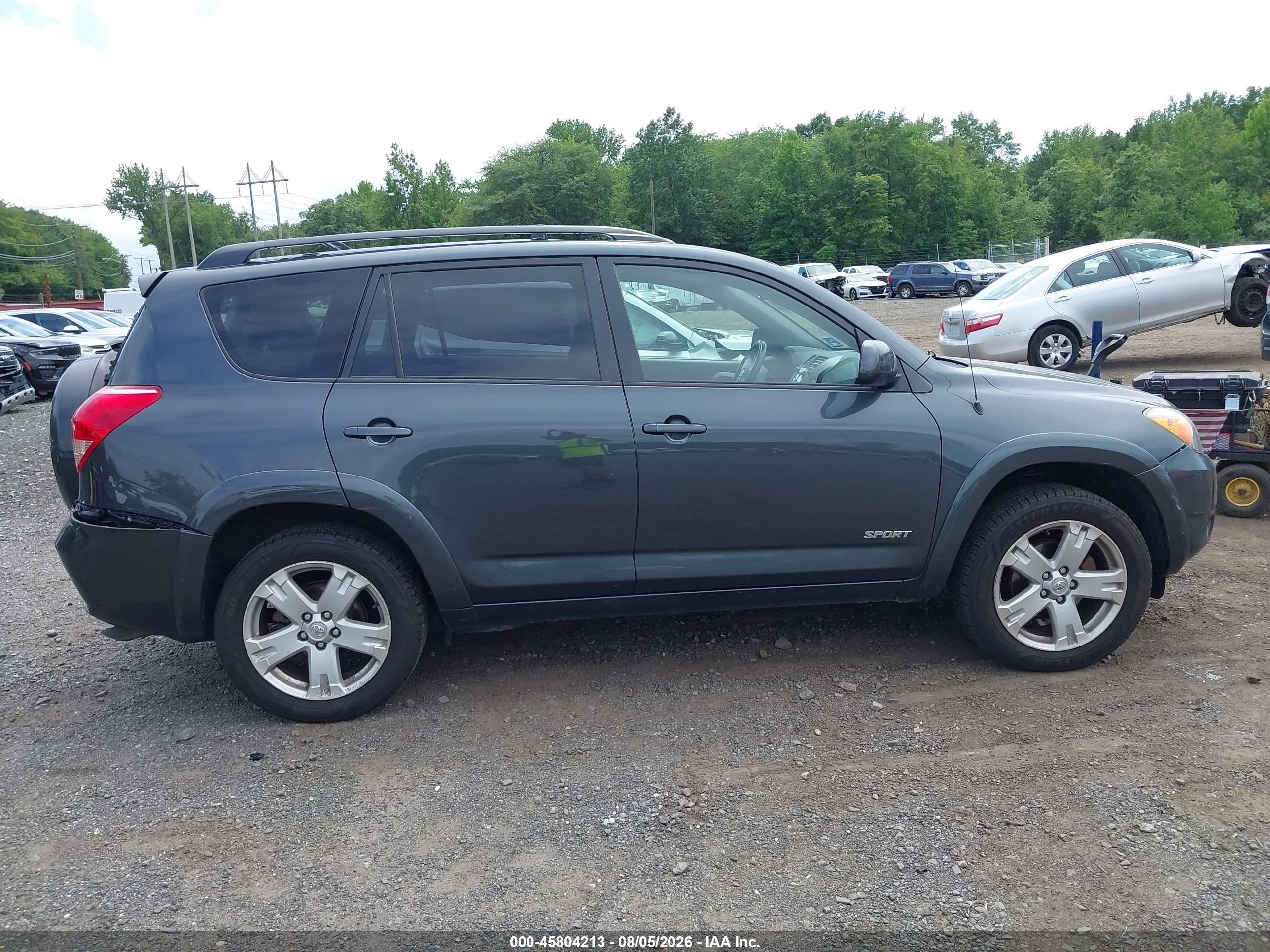 2007 Toyota Rav4 Sport Gray vin: JTMBK32V375026876