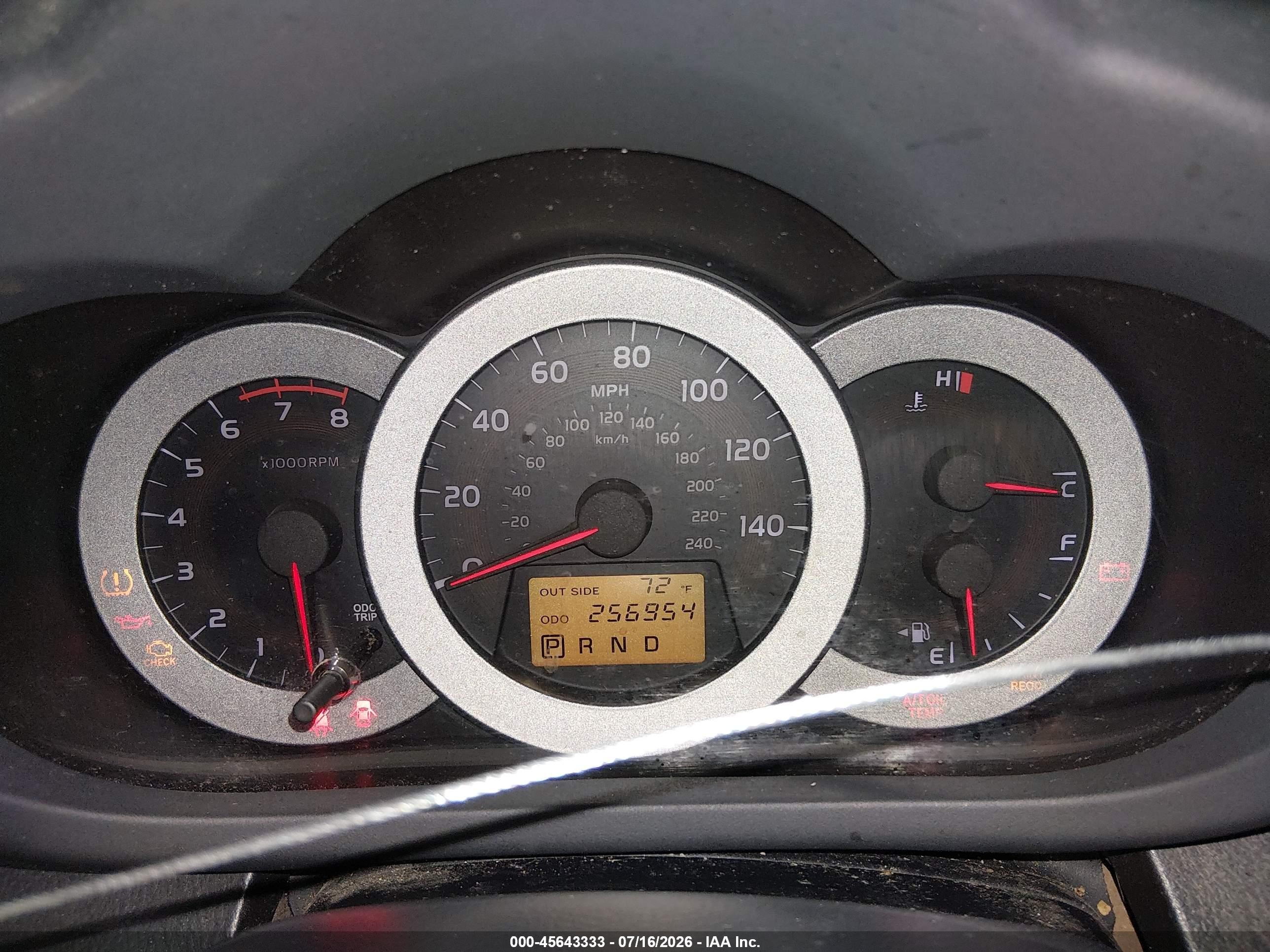 2007 Toyota Rav4 Sport Blue vin: JTMBK32V375027445