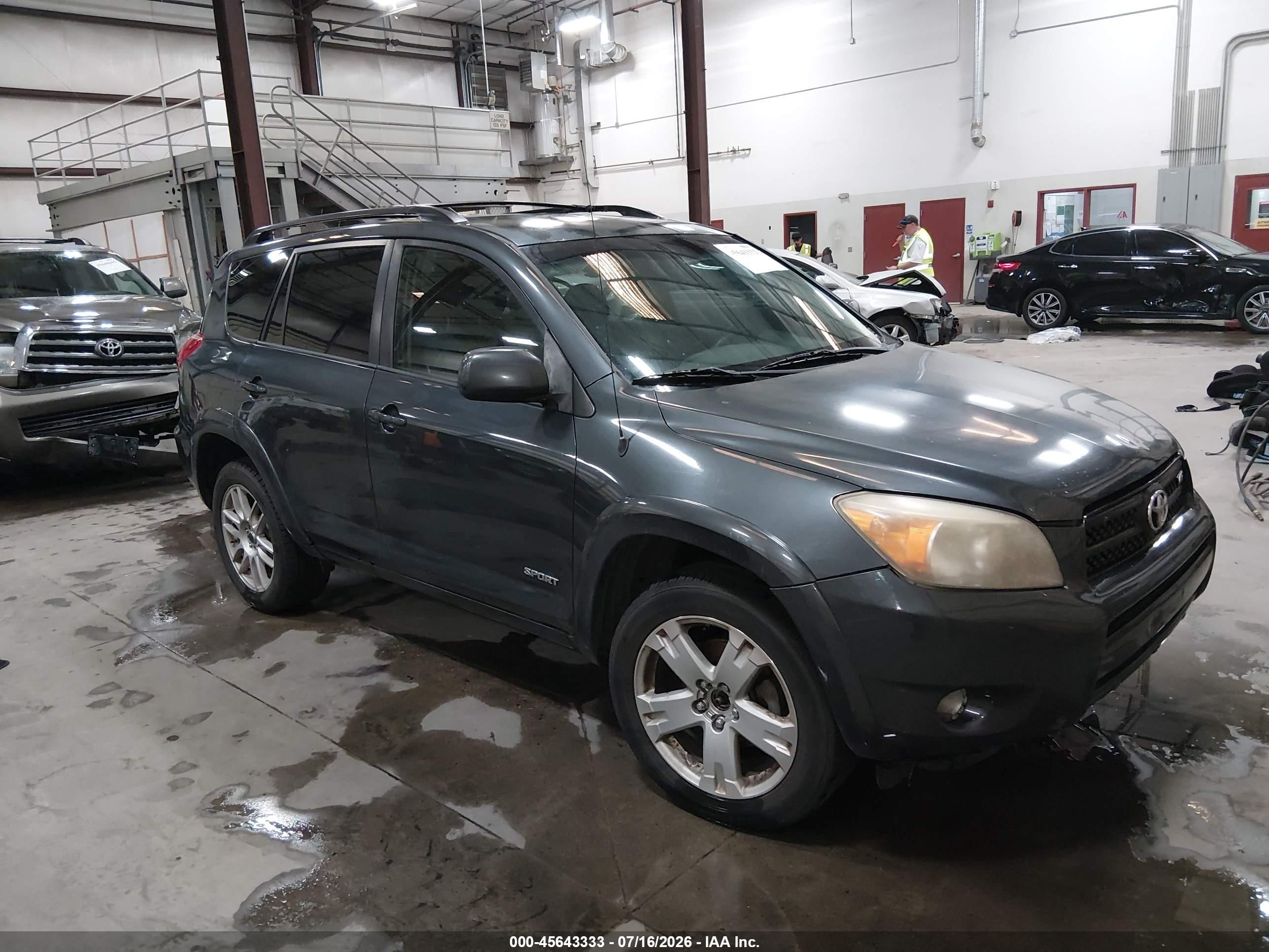 2007 Toyota Rav4 Sport Blue vin: JTMBK32V375027445