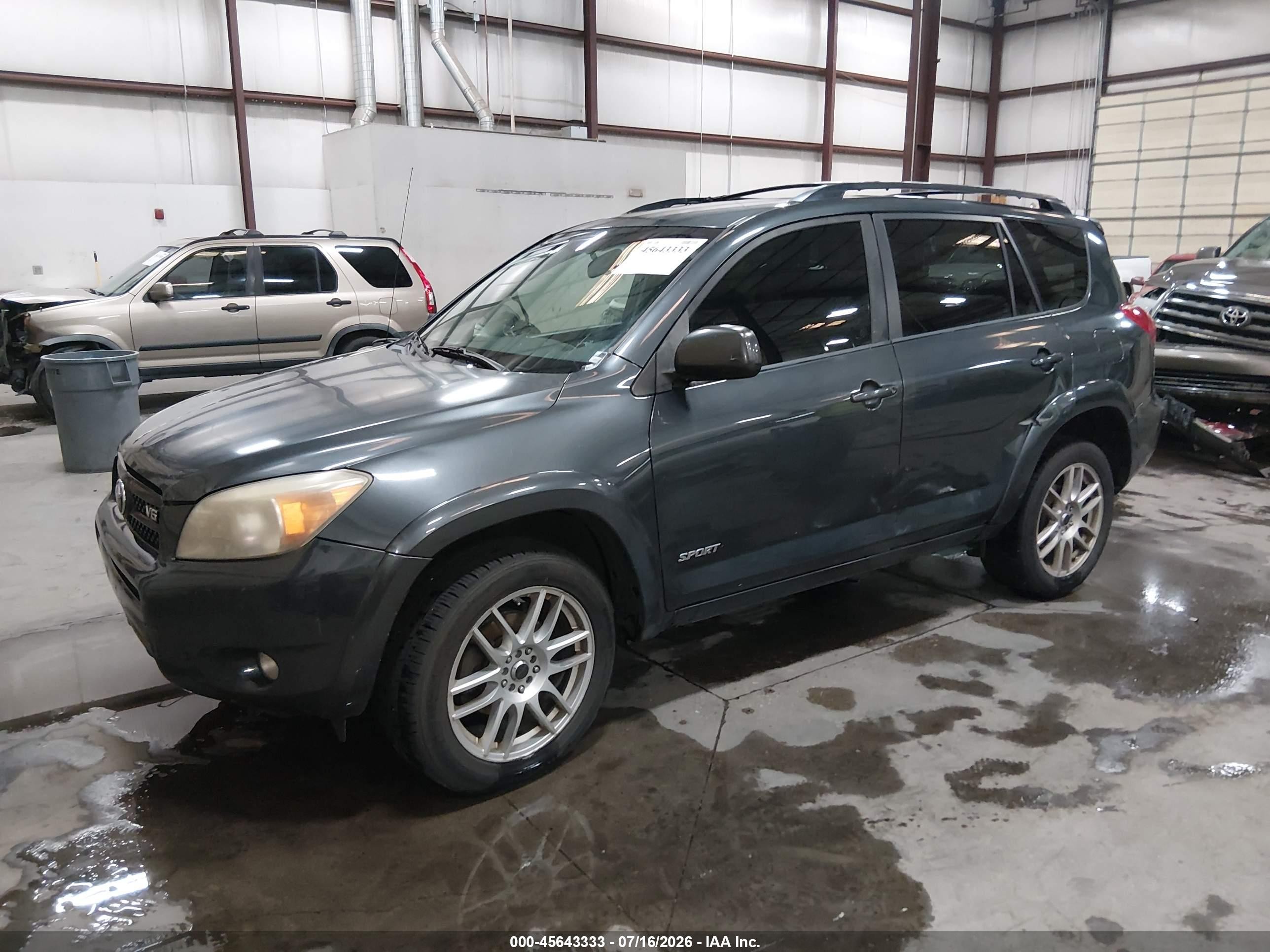 2007 Toyota Rav4 Sport Blue vin: JTMBK32V375027445