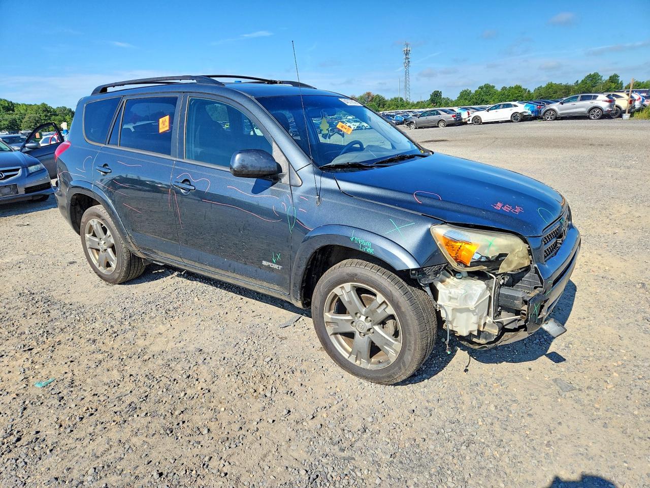 2008 Toyota Rav4 Sport Charcoal vin: JTMBK32V385047244