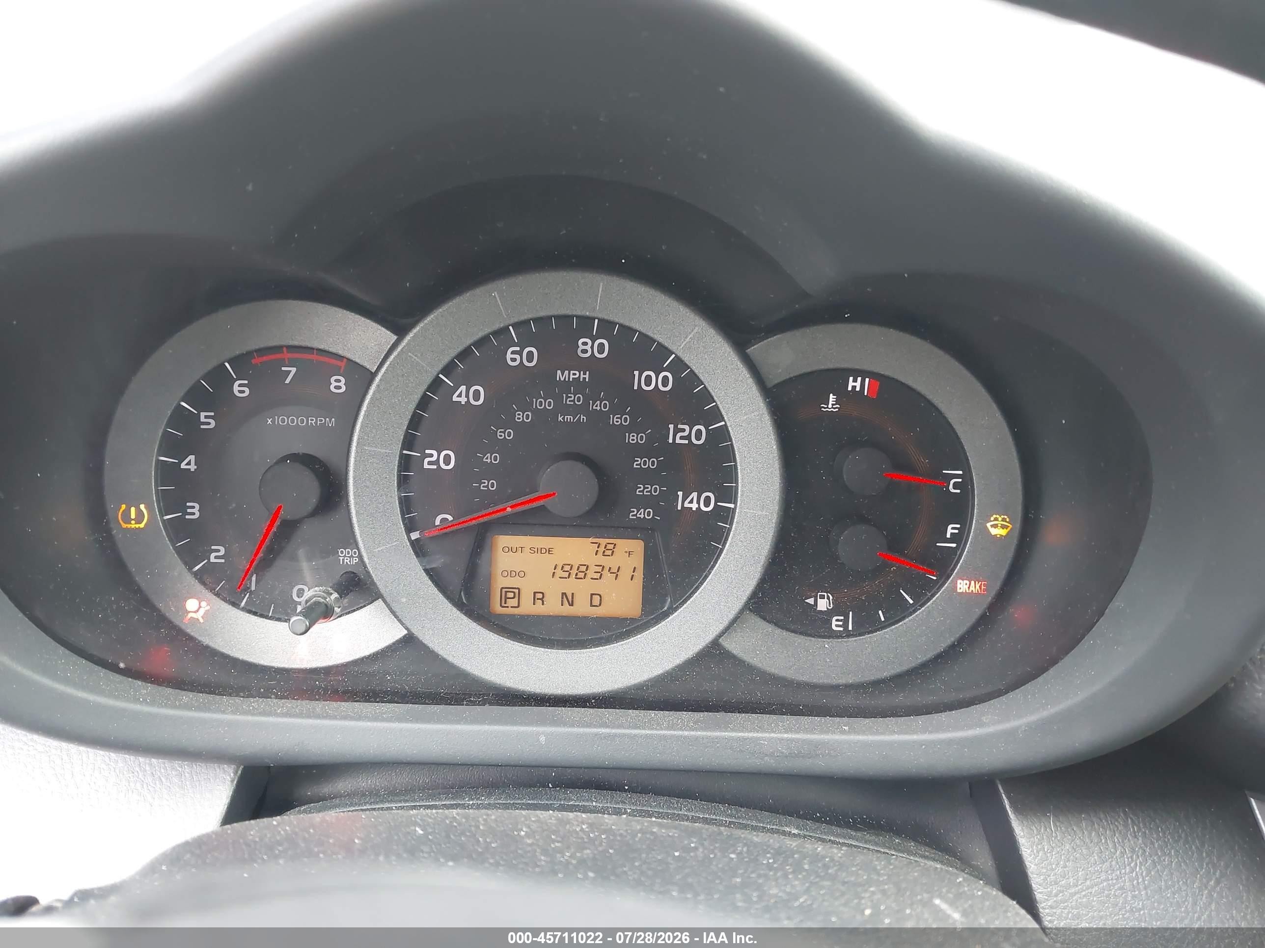 2008 Toyota Rav4 Sport V6 Красный vin: JTMBK32V385067414
