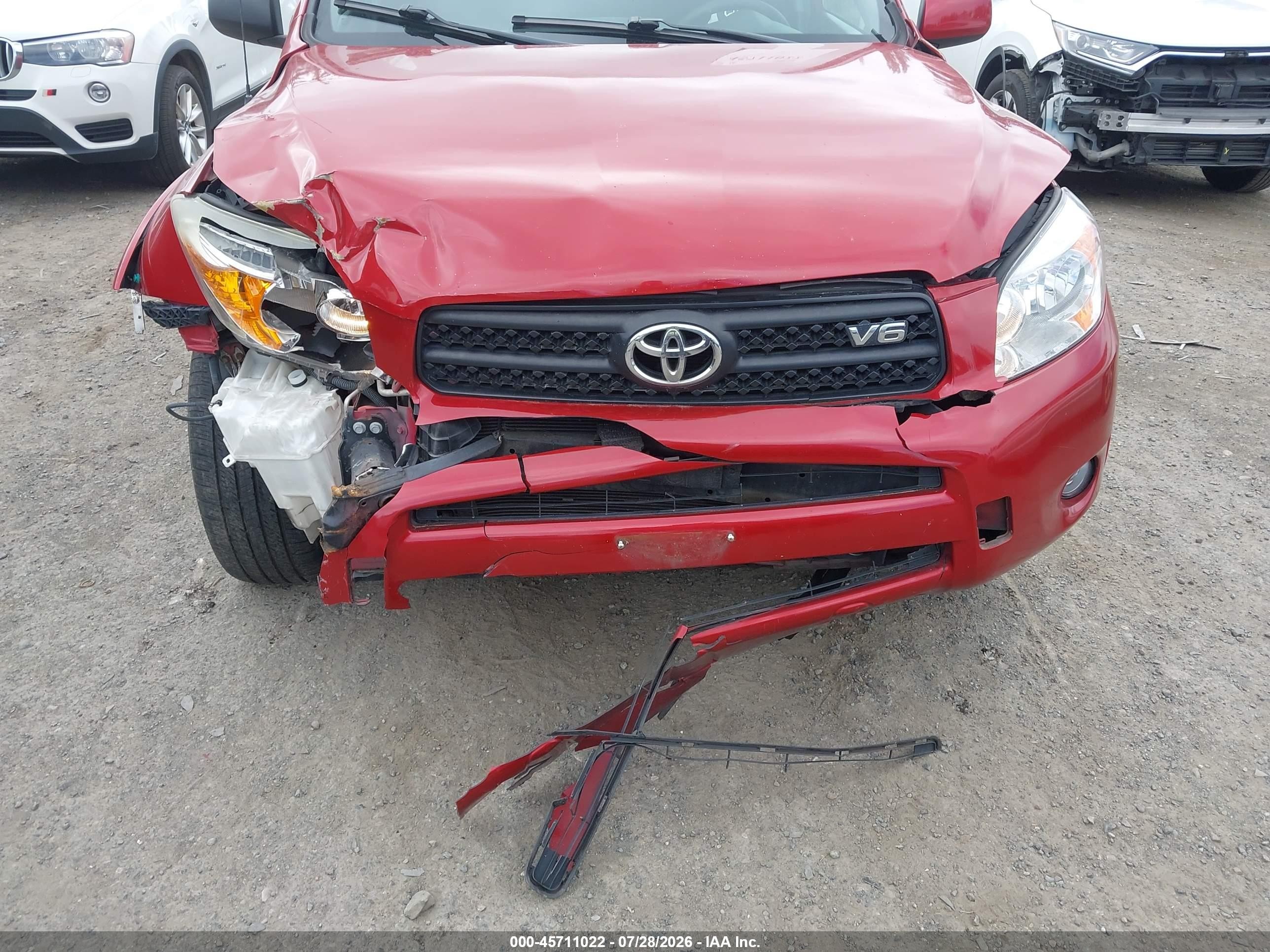 2008 Toyota Rav4 Sport V6 Красный vin: JTMBK32V385067414