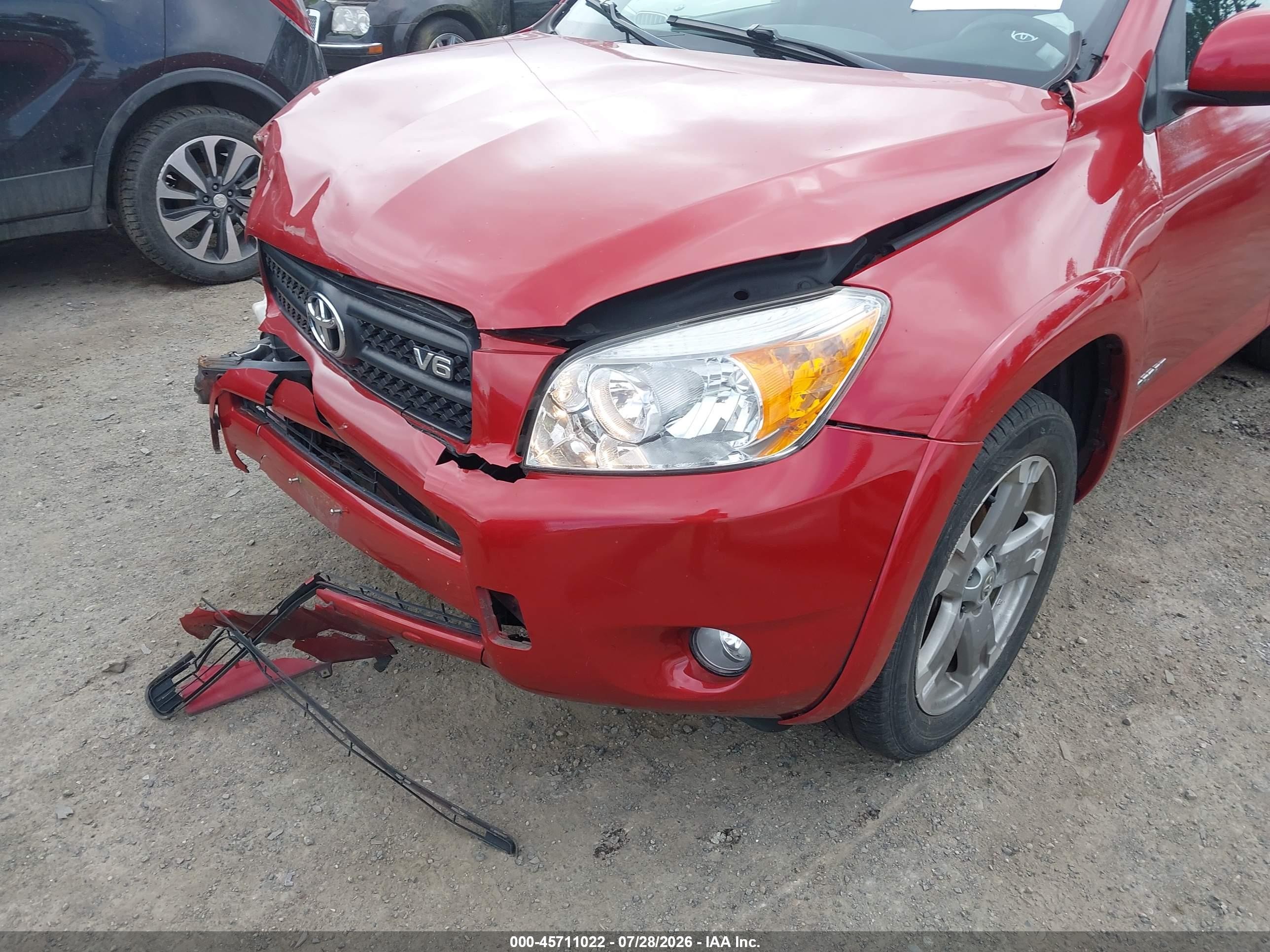 2008 Toyota Rav4 Sport V6 Красный vin: JTMBK32V385067414