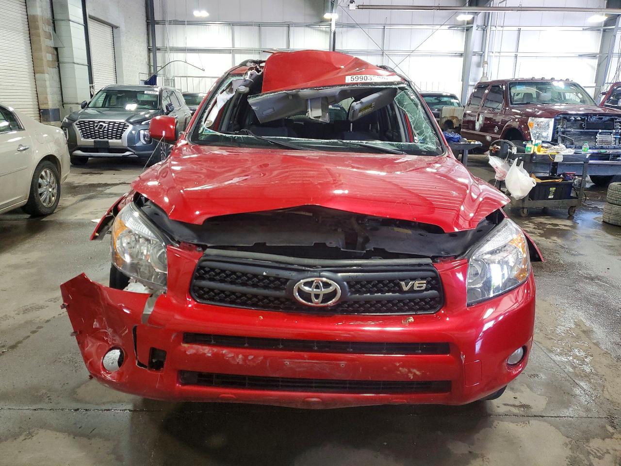 2007 Toyota Rav4 Sport Красный vin: JTMBK32V476016836