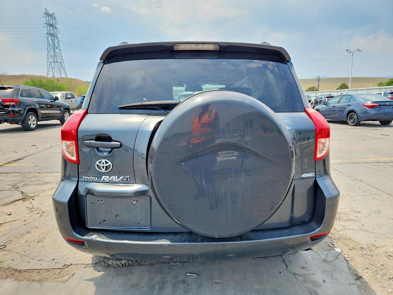 2008 Toyota Rav4 Sport Gray vin: JTMBK32V485056986