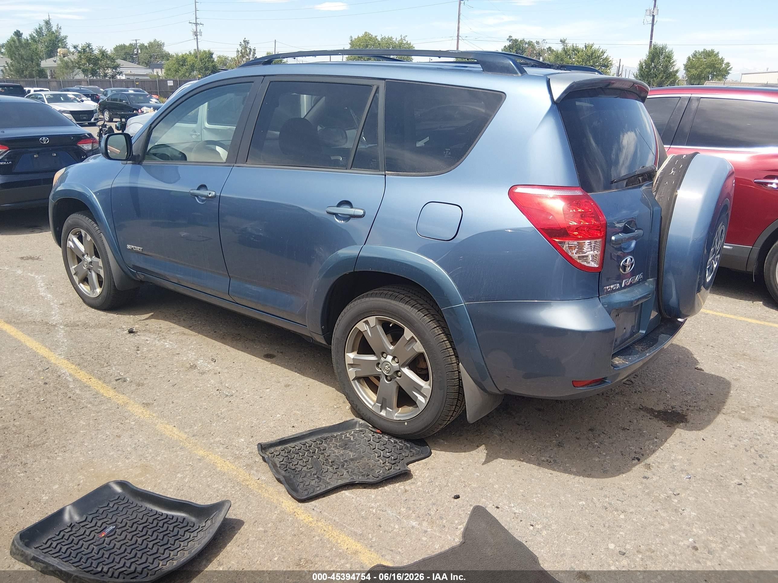 2008 Toyota Rav4 Sport V6 Синий vin: JTMBK32V486042502