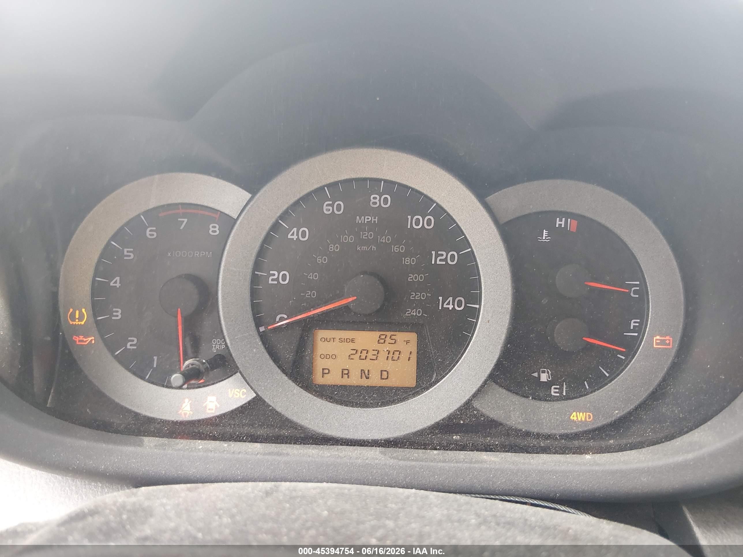 2008 Toyota Rav4 Sport V6 Синий vin: JTMBK32V486042502