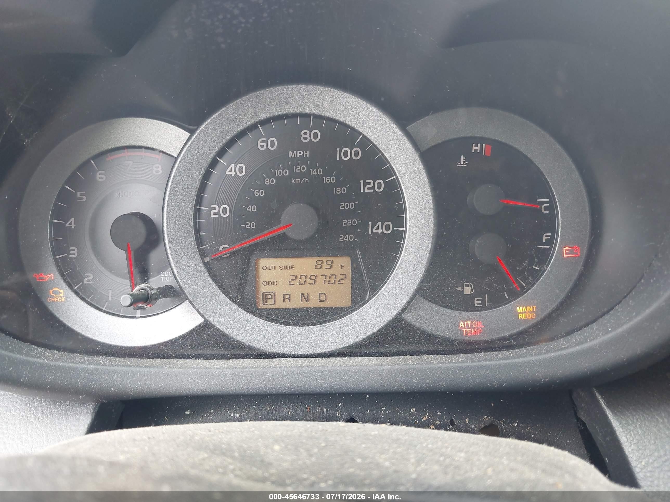 2008 Toyota Rav4 Sport V6 Silver vin: JTMBK32V486046405