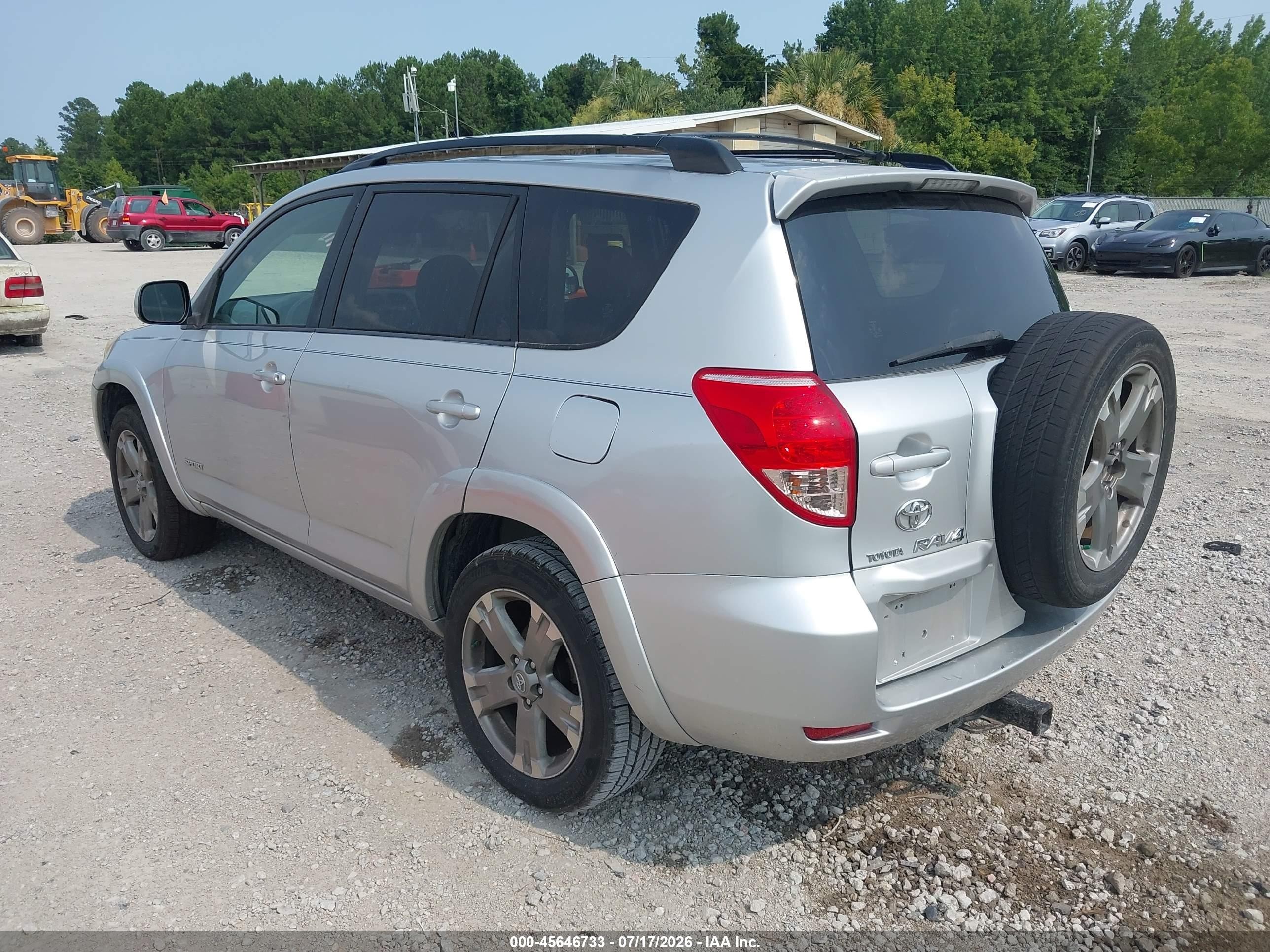 2008 Toyota Rav4 Sport V6 Silver vin: JTMBK32V486046405