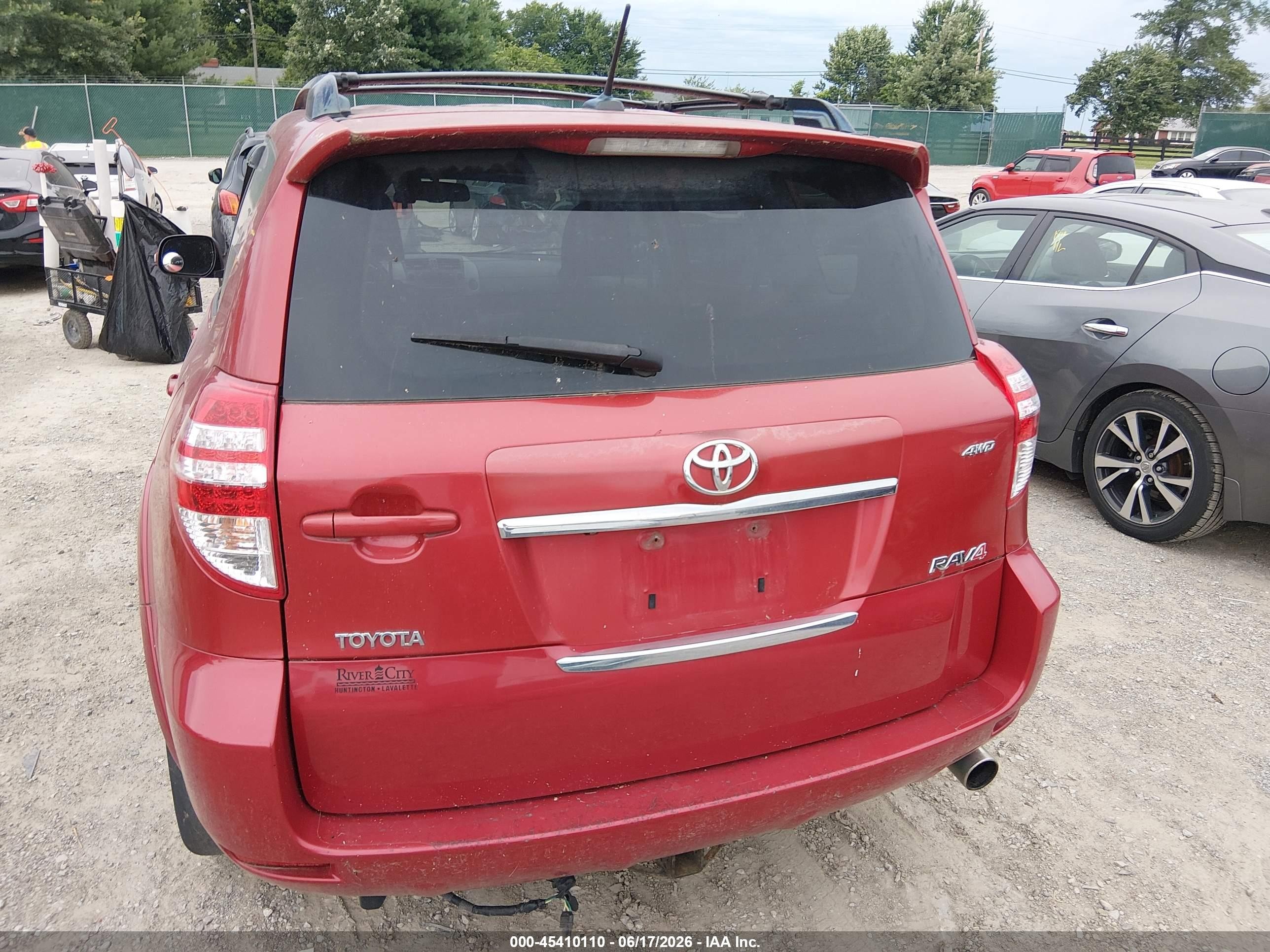 2009 Toyota Rav4 Sport V6 Red vin: JTMBK32V495073207