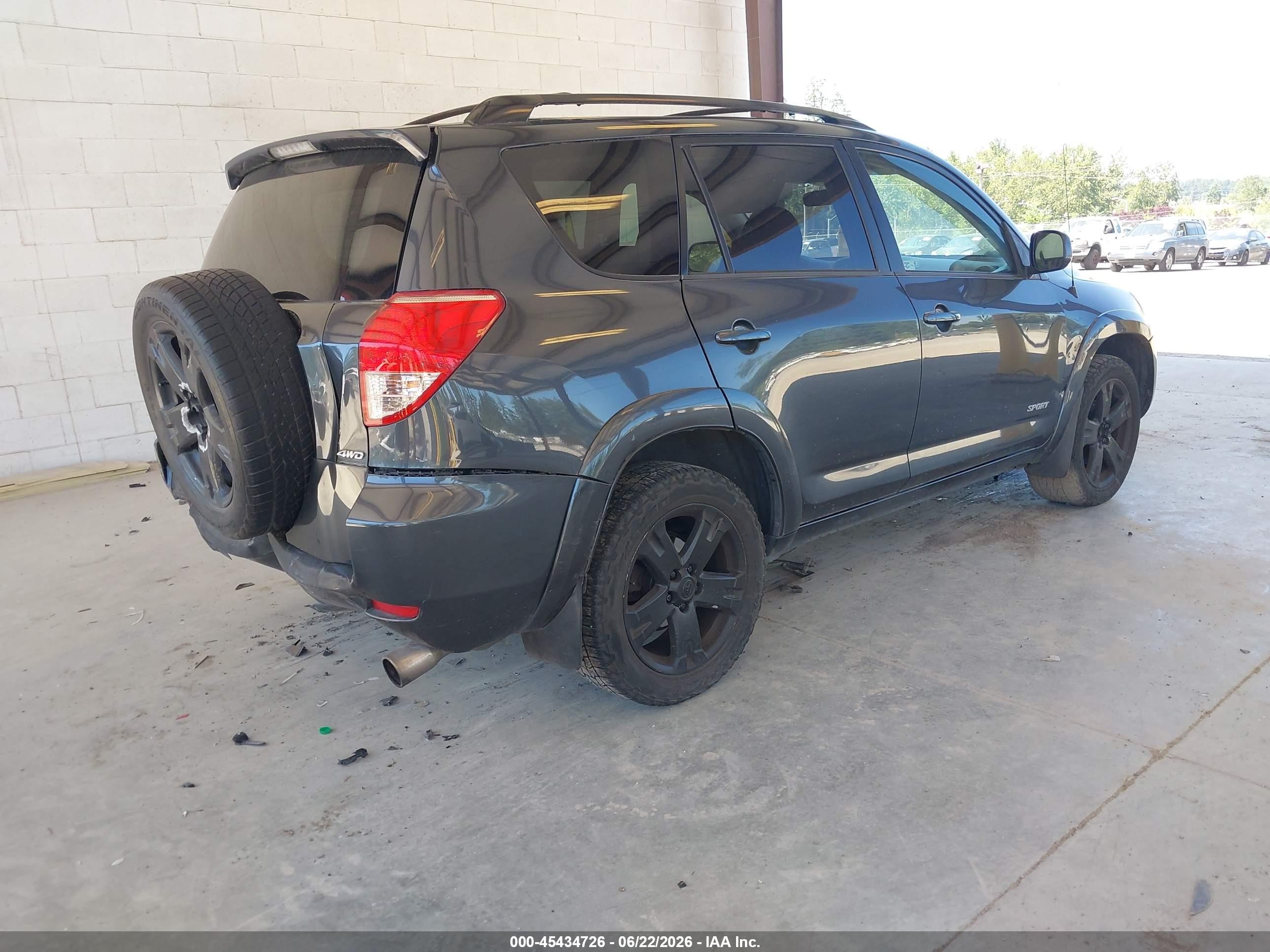 2007 Toyota Rav4 Sport Gray vin: JTMBK32V575014566