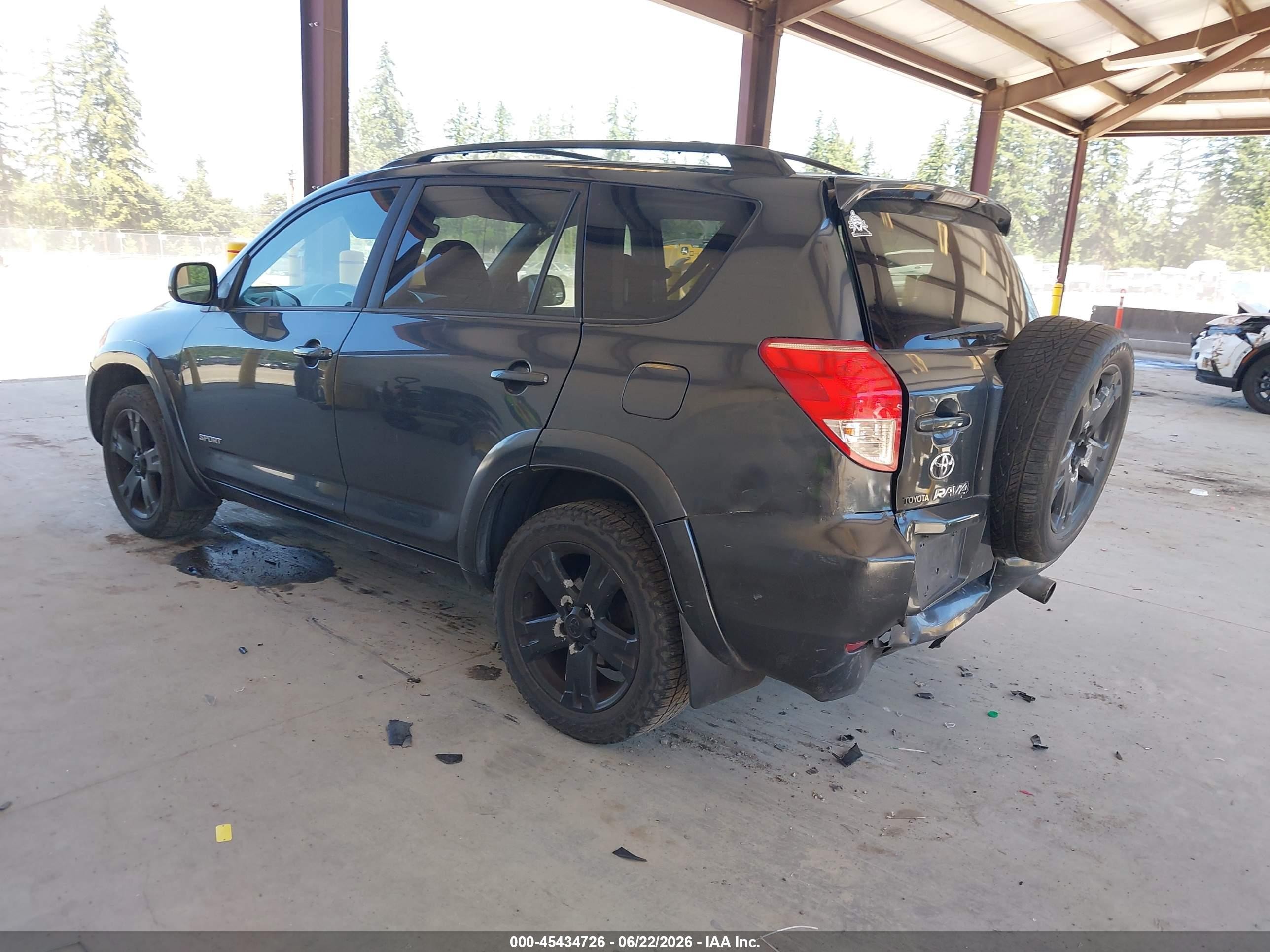 2007 Toyota Rav4 Sport Gray vin: JTMBK32V575014566