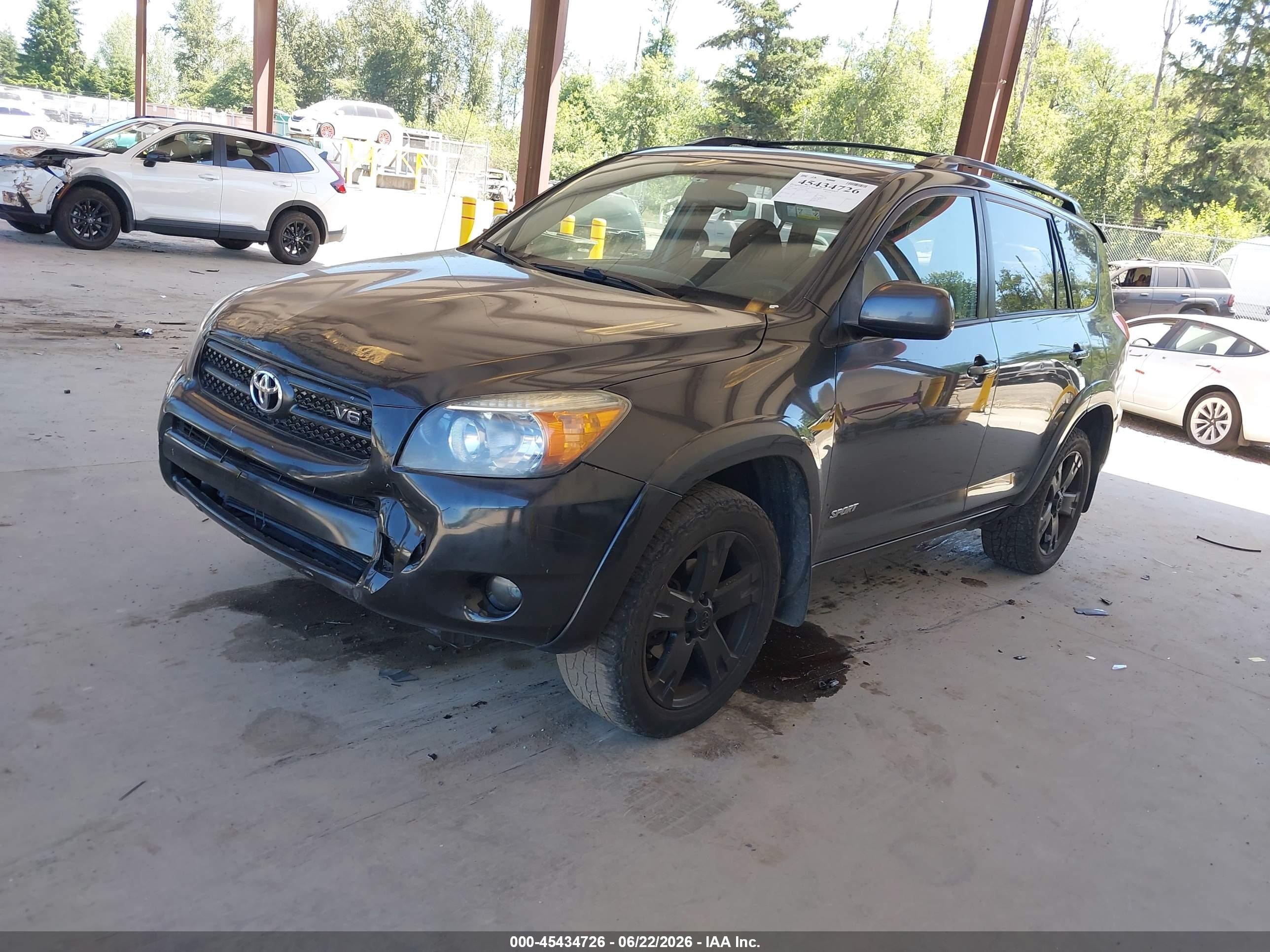2007 Toyota Rav4 Sport Gray vin: JTMBK32V575014566