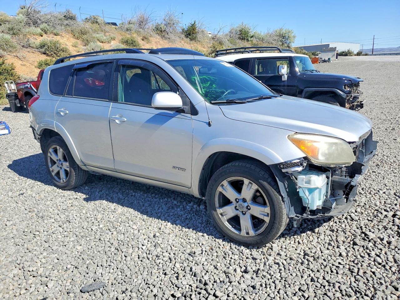 2007 Toyota Rav4 Sport Silver vin: JTMBK32V575030864