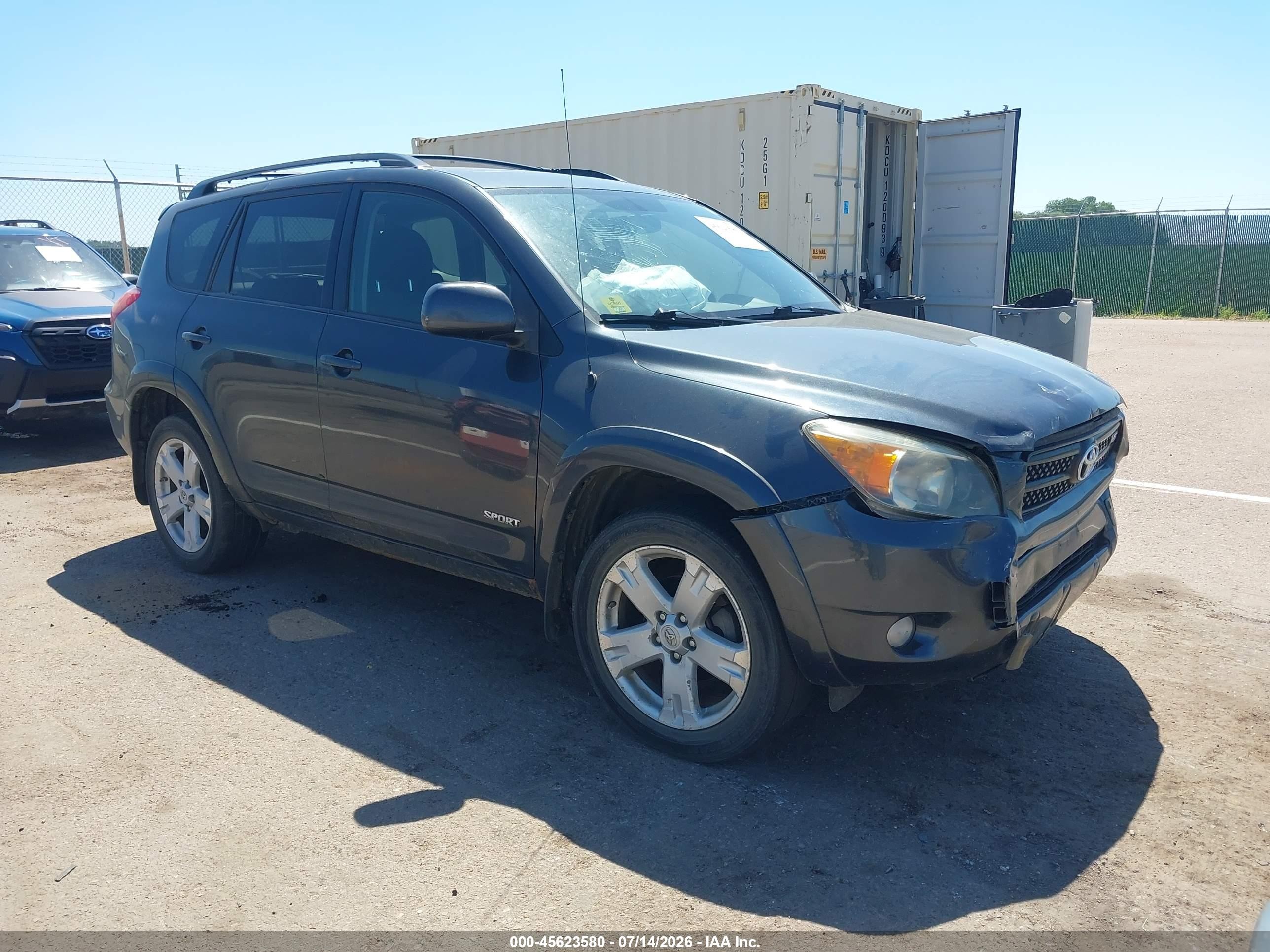 2007 Toyota Rav4 Sport Black vin: JTMBK32V575031612