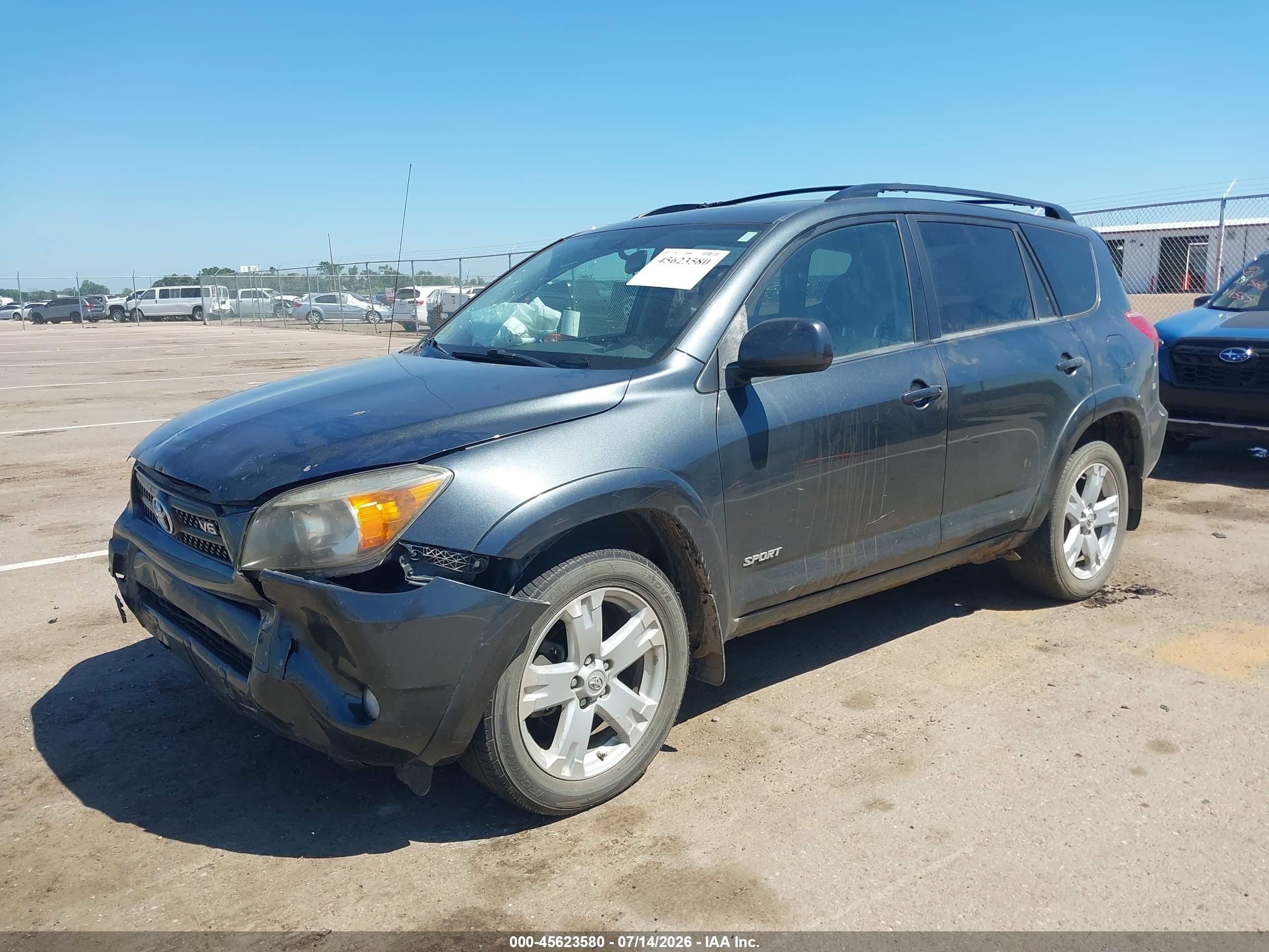 2007 Toyota Rav4 Sport Black vin: JTMBK32V575031612