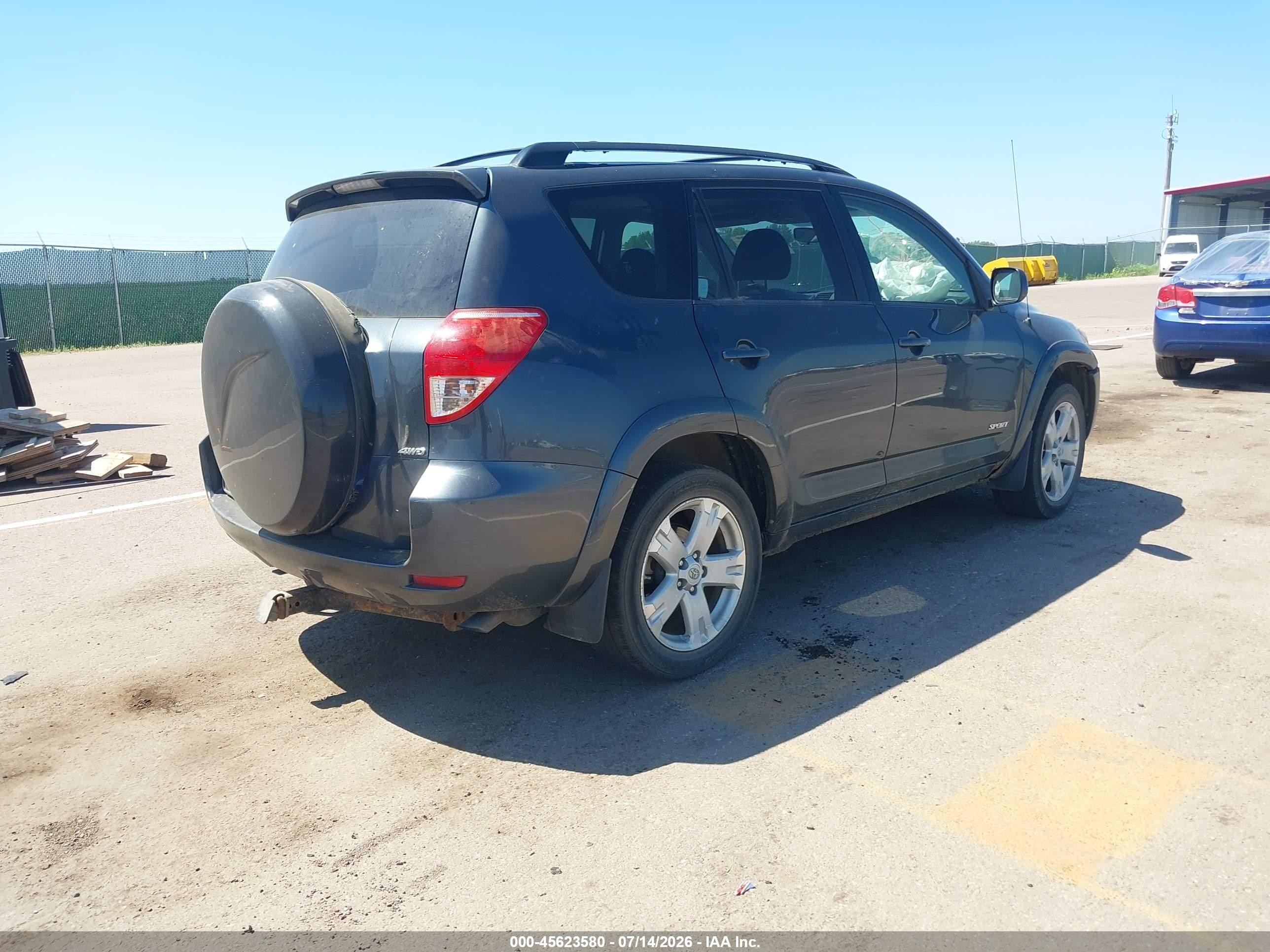 2007 Toyota Rav4 Sport Black vin: JTMBK32V575031612