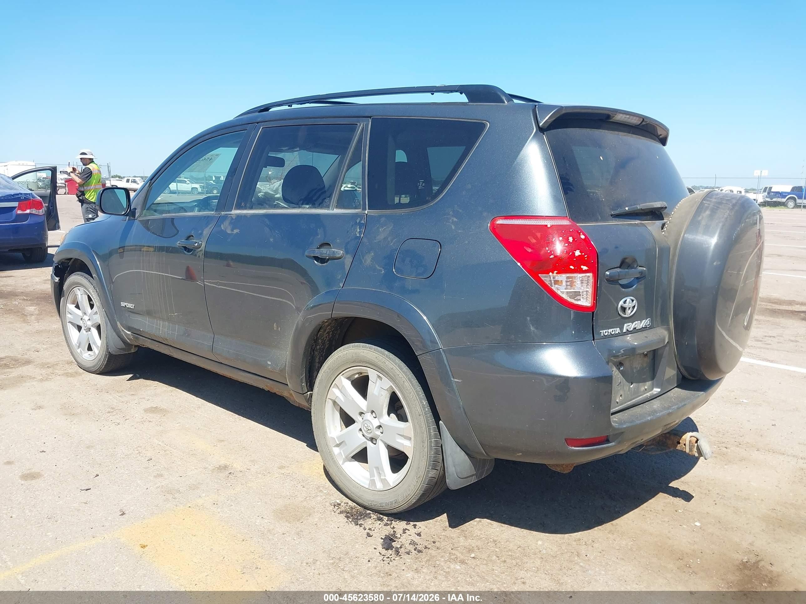 2007 Toyota Rav4 Sport Black vin: JTMBK32V575031612