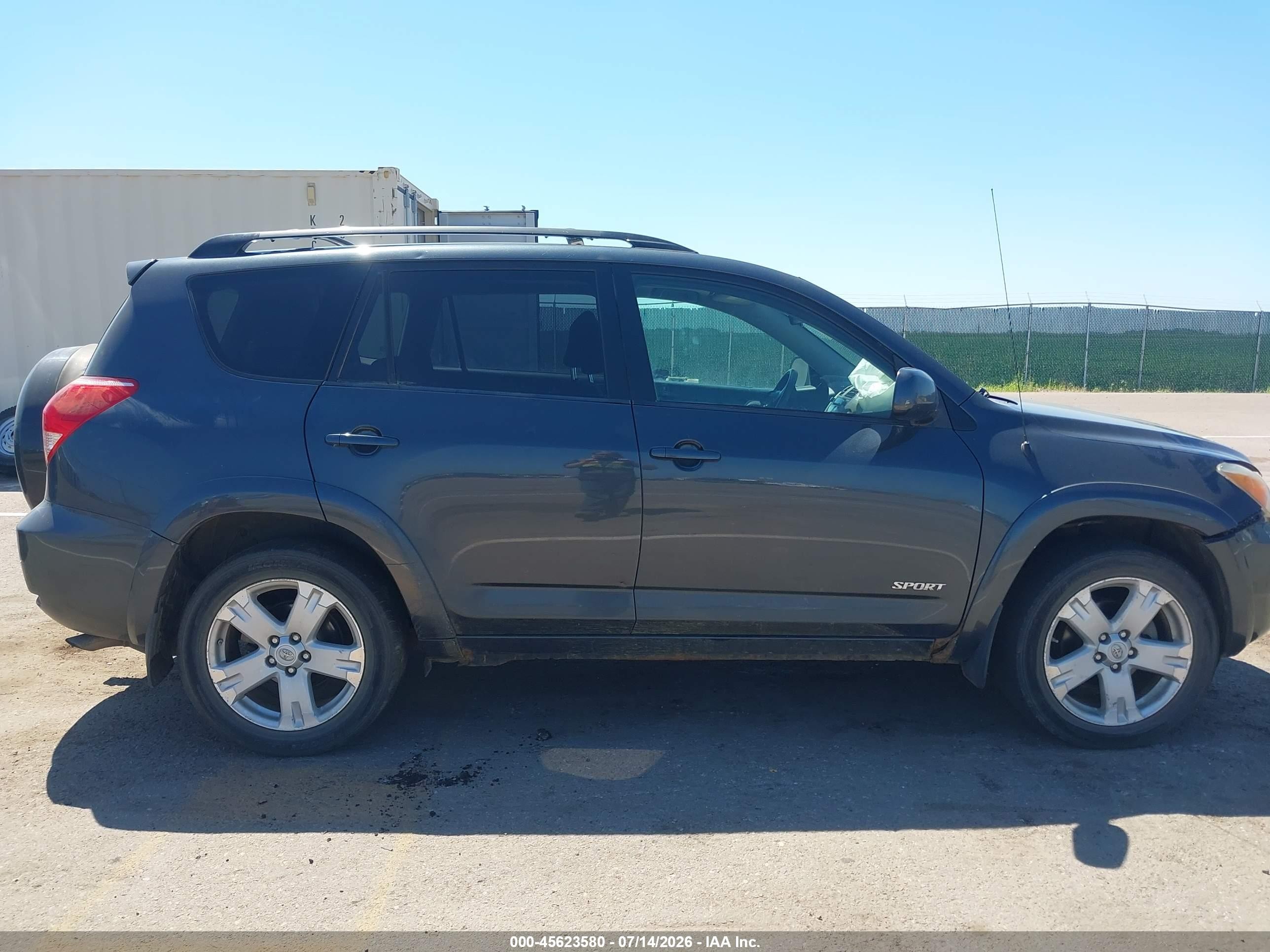 2007 Toyota Rav4 Sport Black vin: JTMBK32V575031612