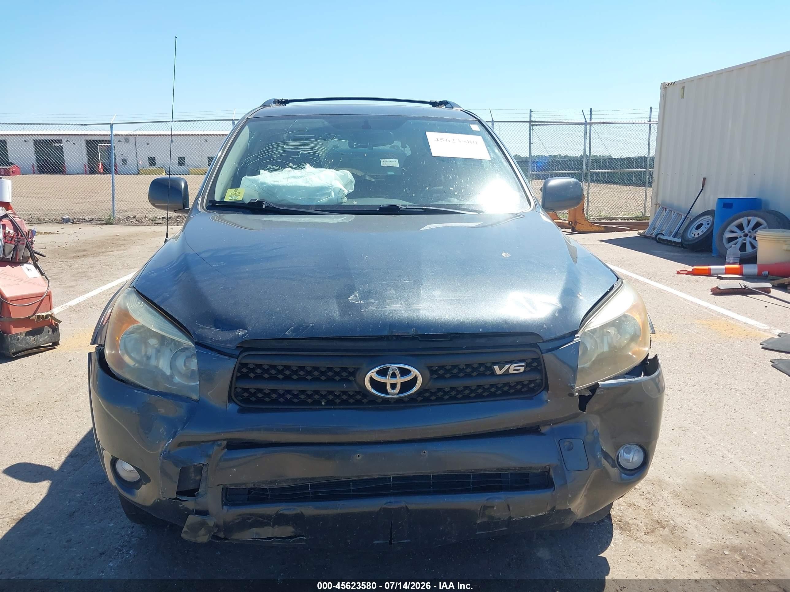 2007 Toyota Rav4 Sport Black vin: JTMBK32V575031612