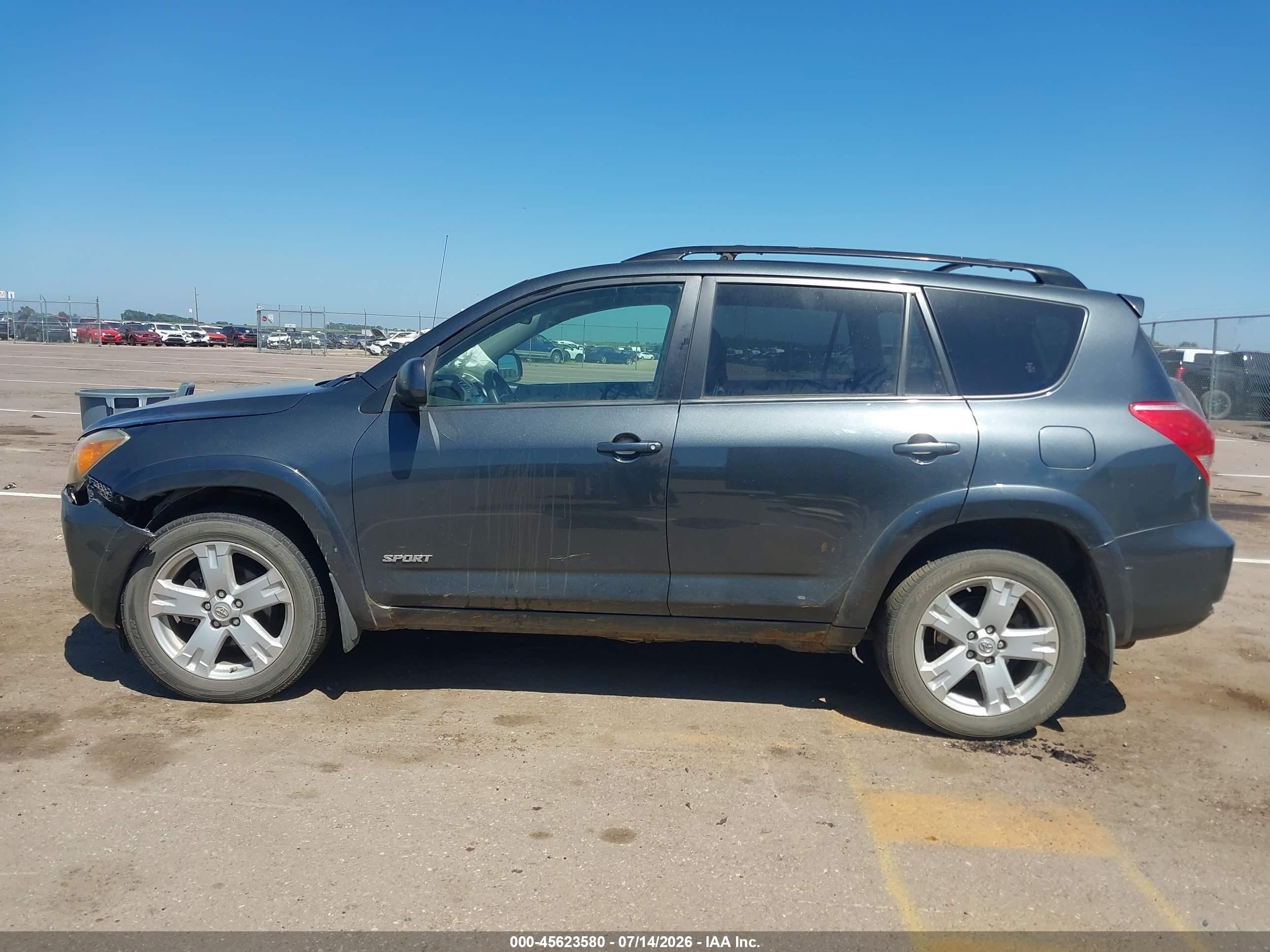 2007 Toyota Rav4 Sport Black vin: JTMBK32V575031612