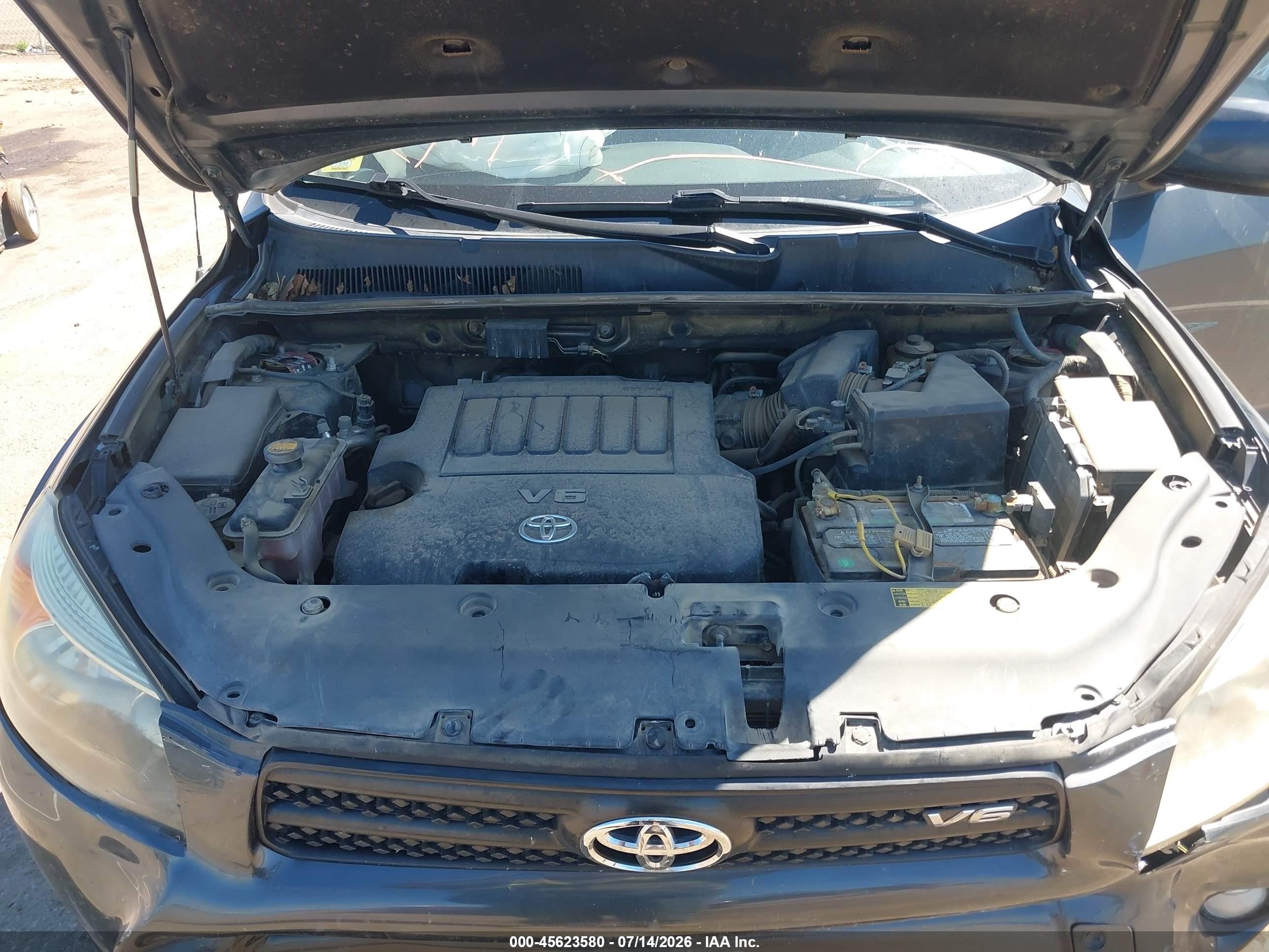 2007 Toyota Rav4 Sport Black vin: JTMBK32V575031612