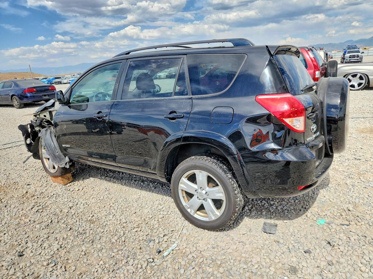 2007 Toyota Rav4 Sport Black vin: JTMBK32V576017879