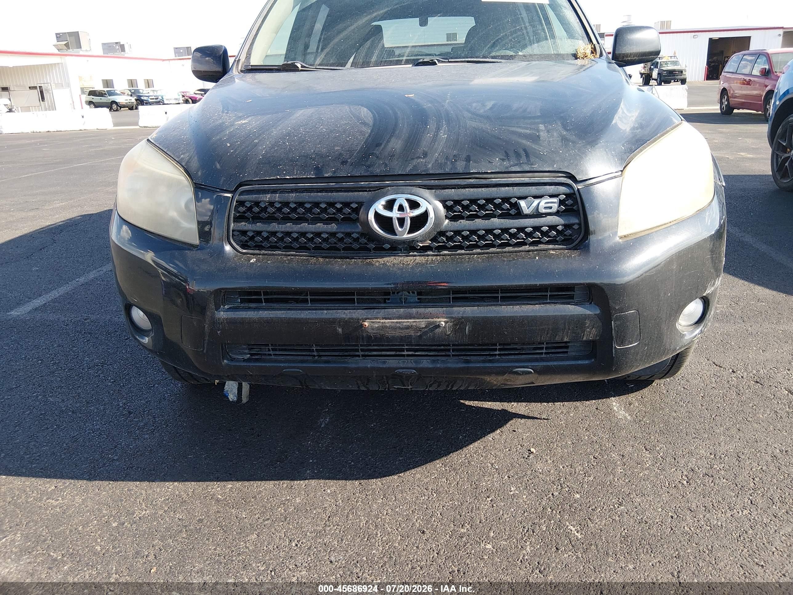 2007 Toyota Rav4 Sport Черный vin: JTMBK32V576022886
