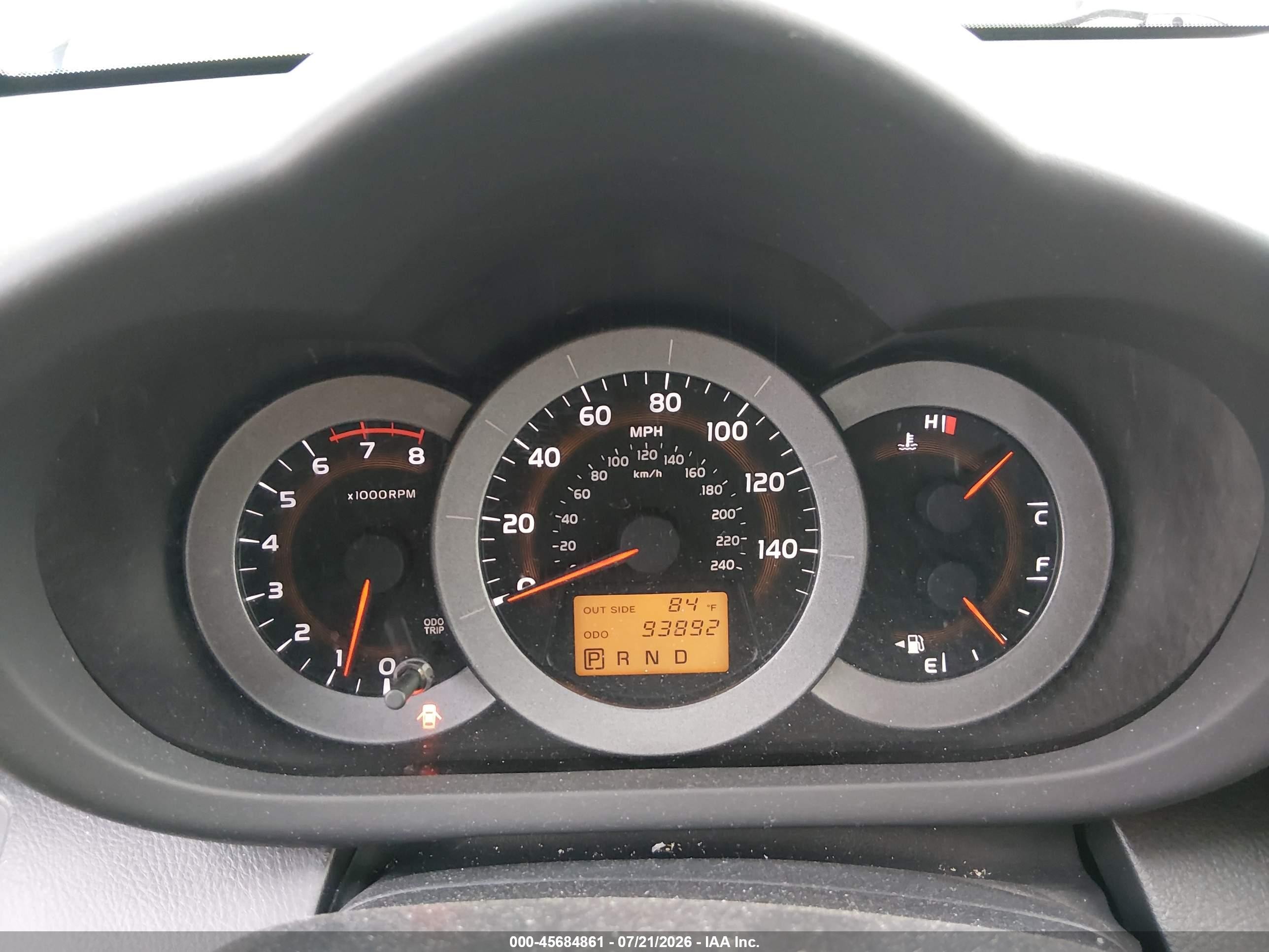 2008 Toyota Rav4 Sport V6 Blue vin: JTMBK32V585055782