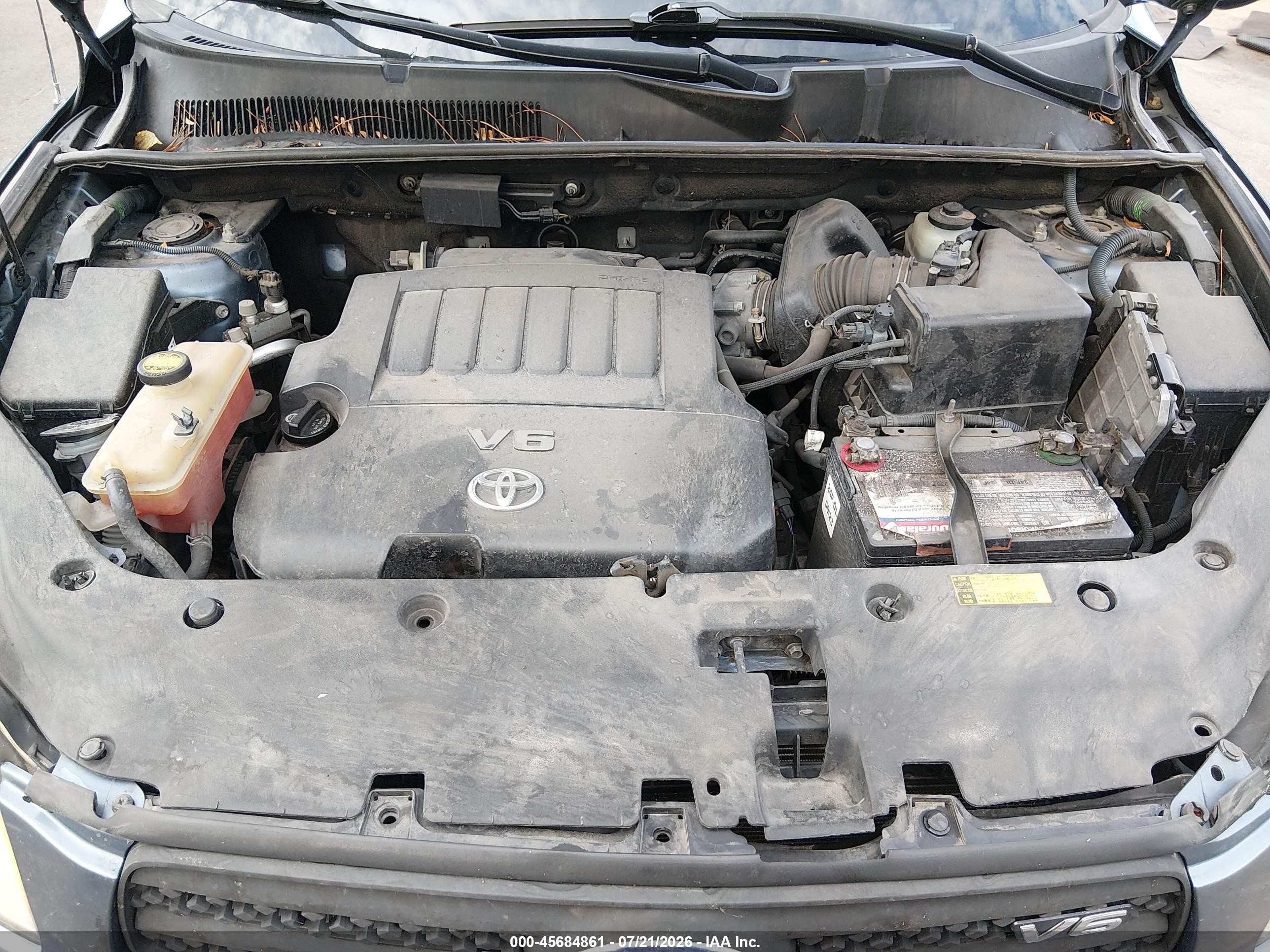 2008 Toyota Rav4 Sport V6 Blue vin: JTMBK32V585055782