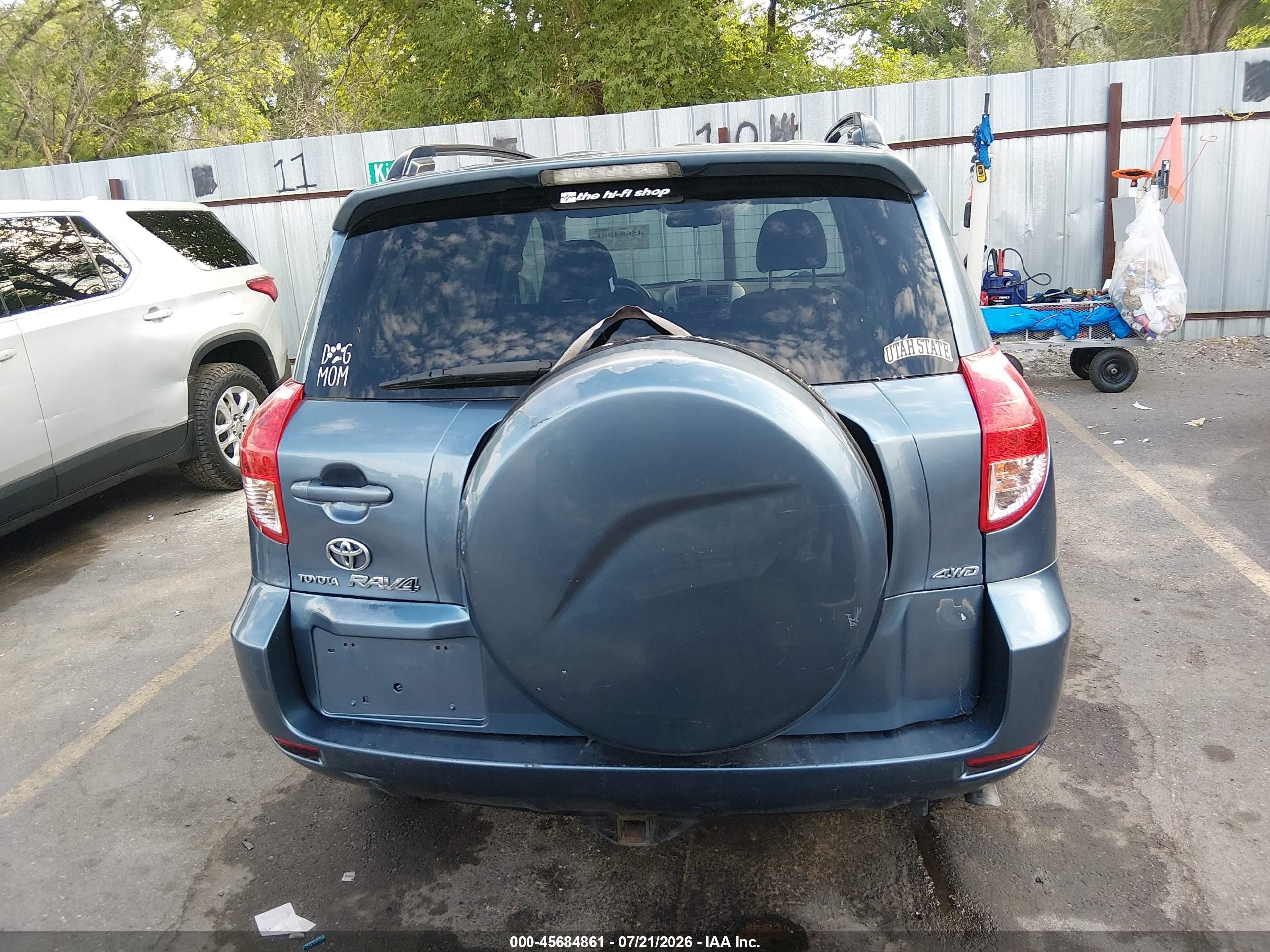 2008 Toyota Rav4 Sport V6 Blue vin: JTMBK32V585055782