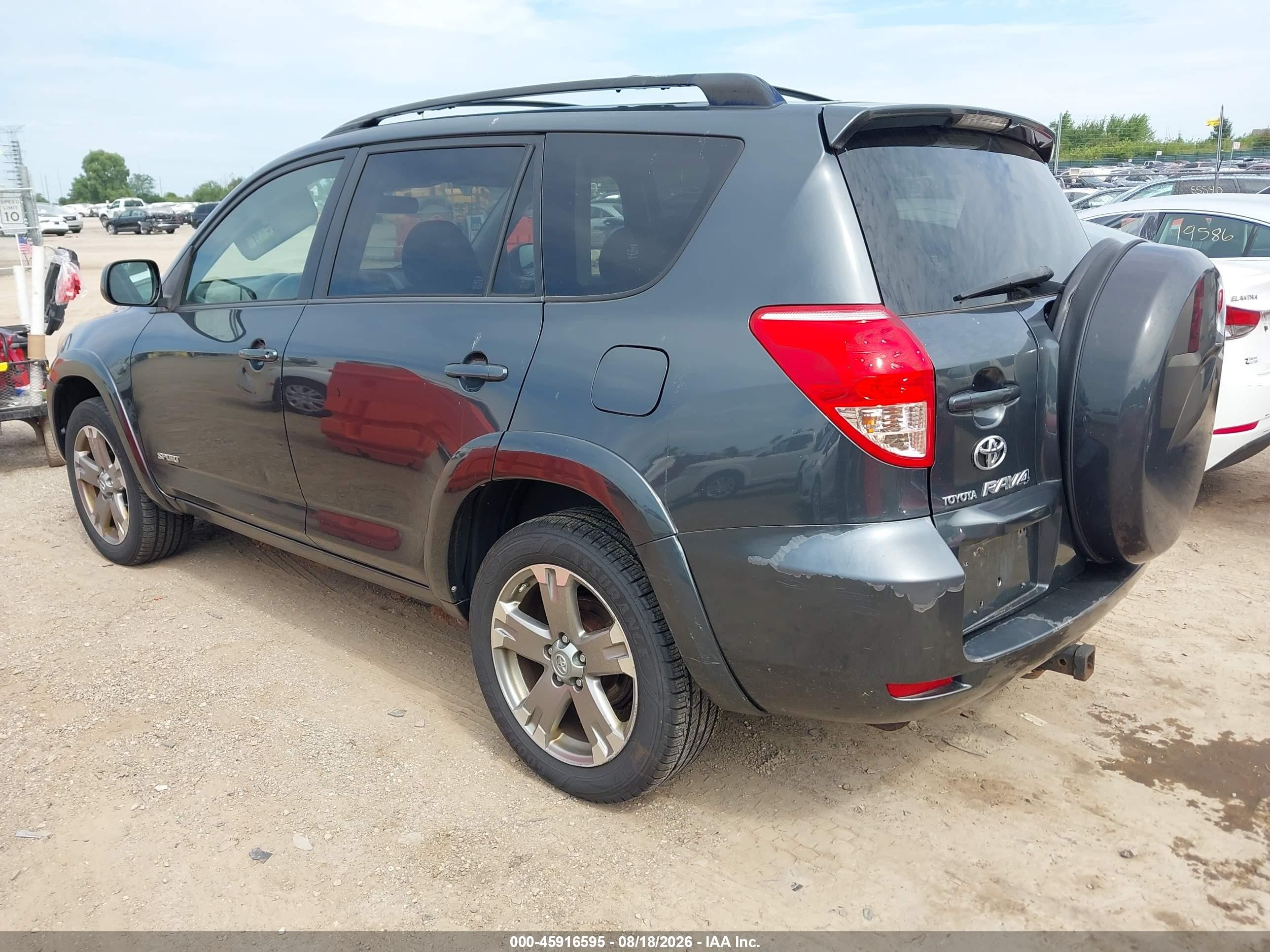 2008 Toyota Rav4 Sport V6 Gray vin: JTMBK32V586028656